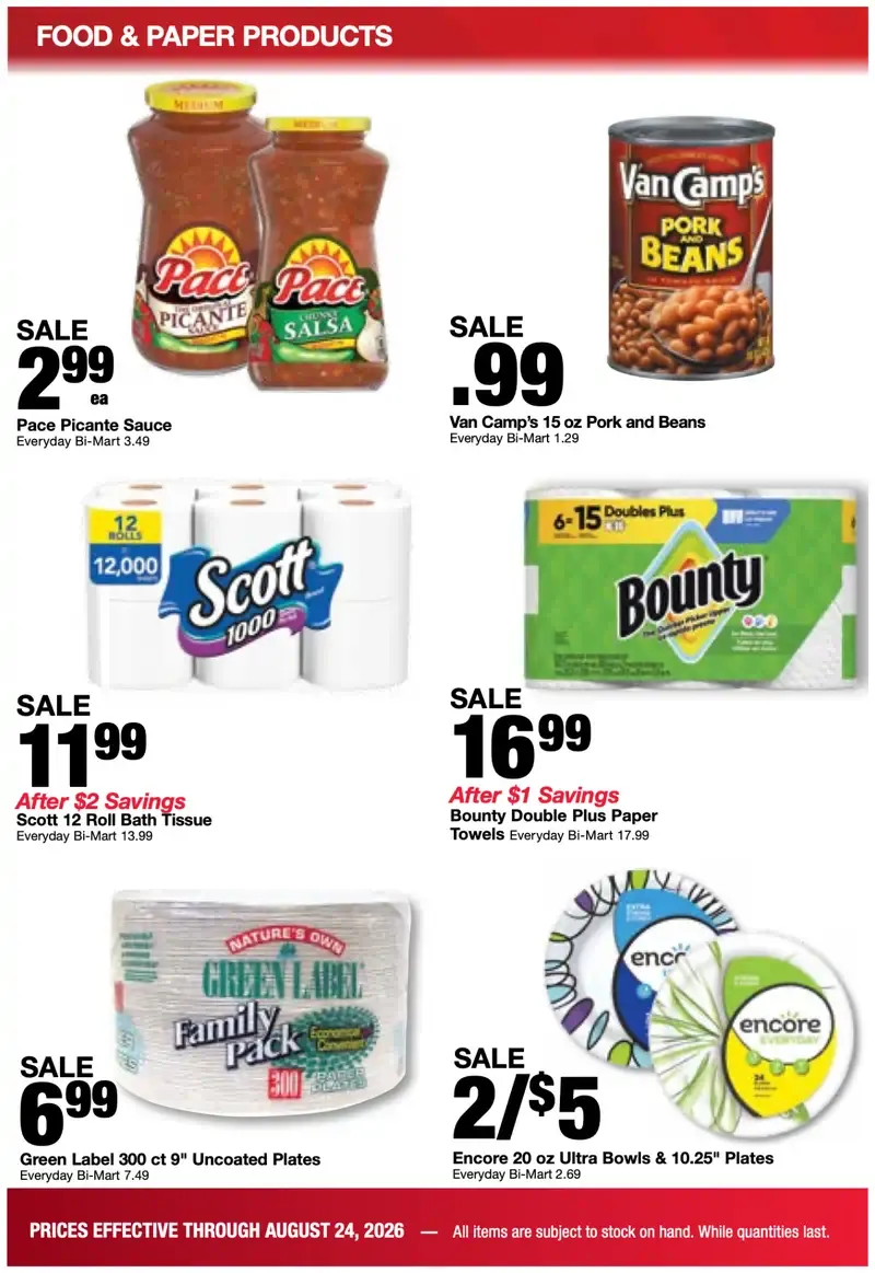 Bi Mart Weekly Ad August 25 - September 14, 2026 - Image 2 August 18 - 24