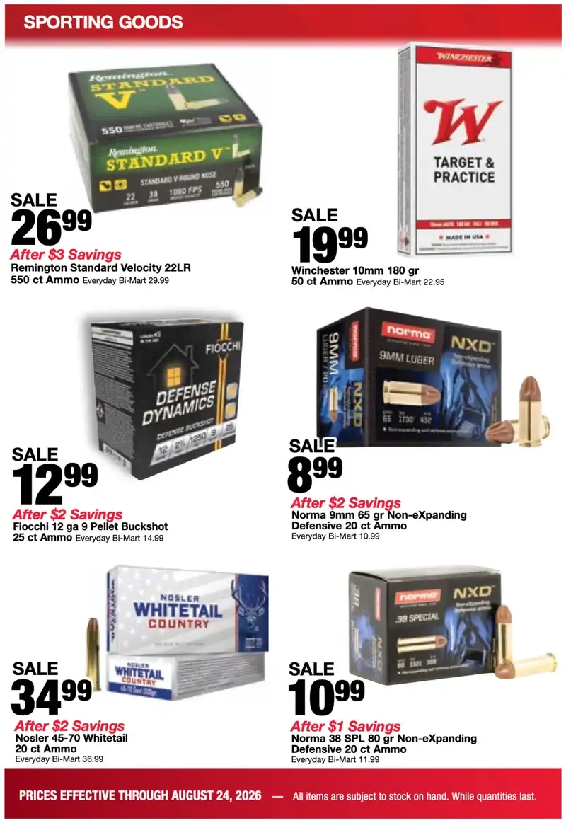 Bi Mart Weekly Ad August 25 - September 14, 2026 - Image 2 August 18 - 24