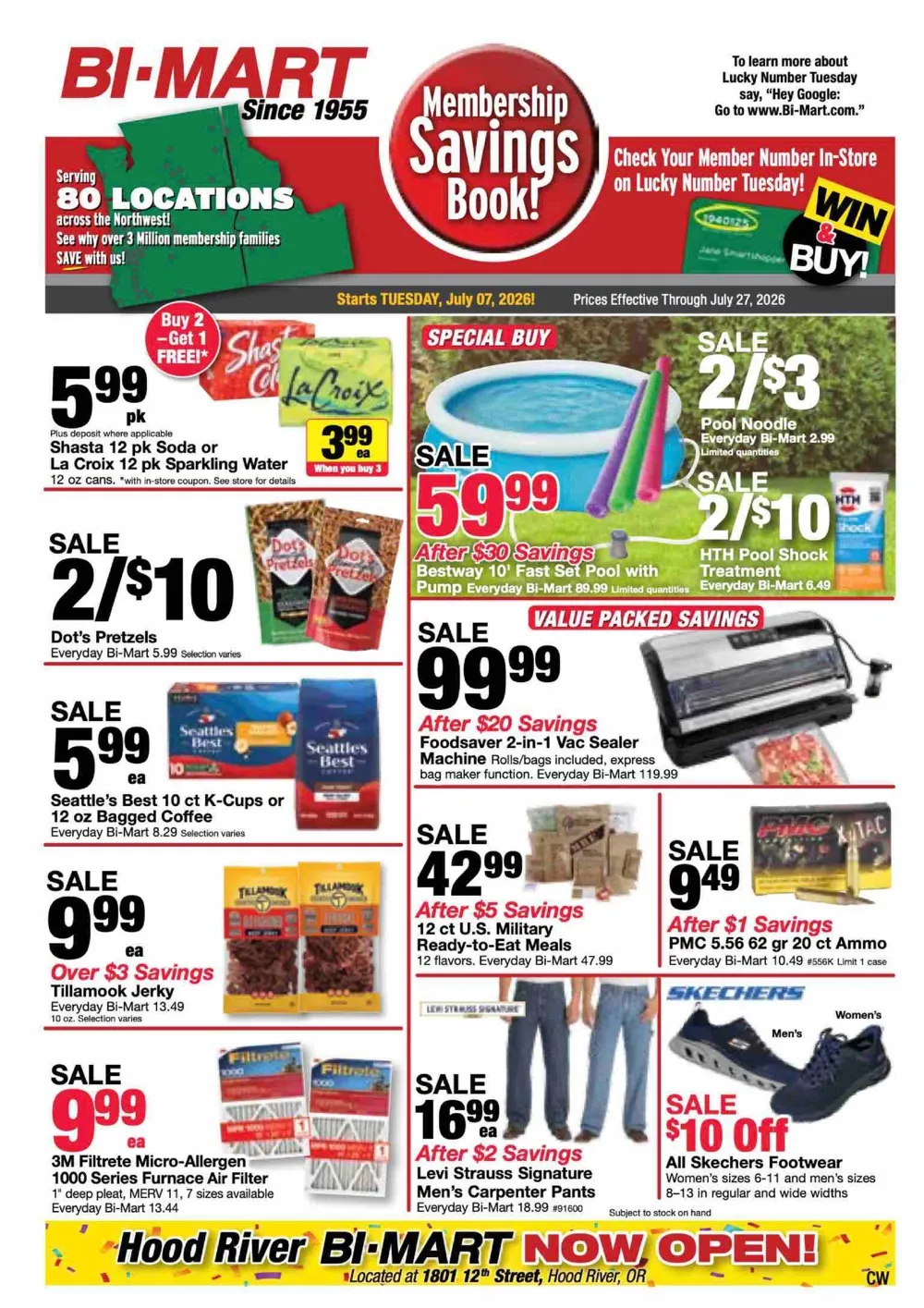 Bi Mart Weekly Ad July 7 - 28, 2026 - Image 1 July 7 - 28