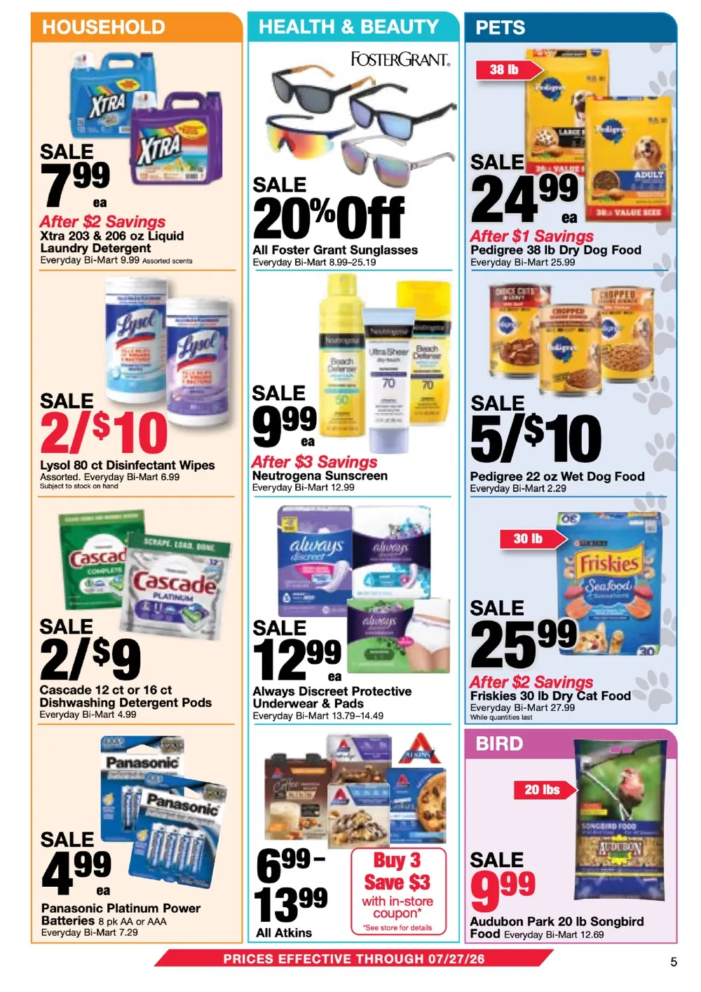 Bi Mart Weekly Ad July 7 - 28, 2026 - Image 1 July 7 - 28