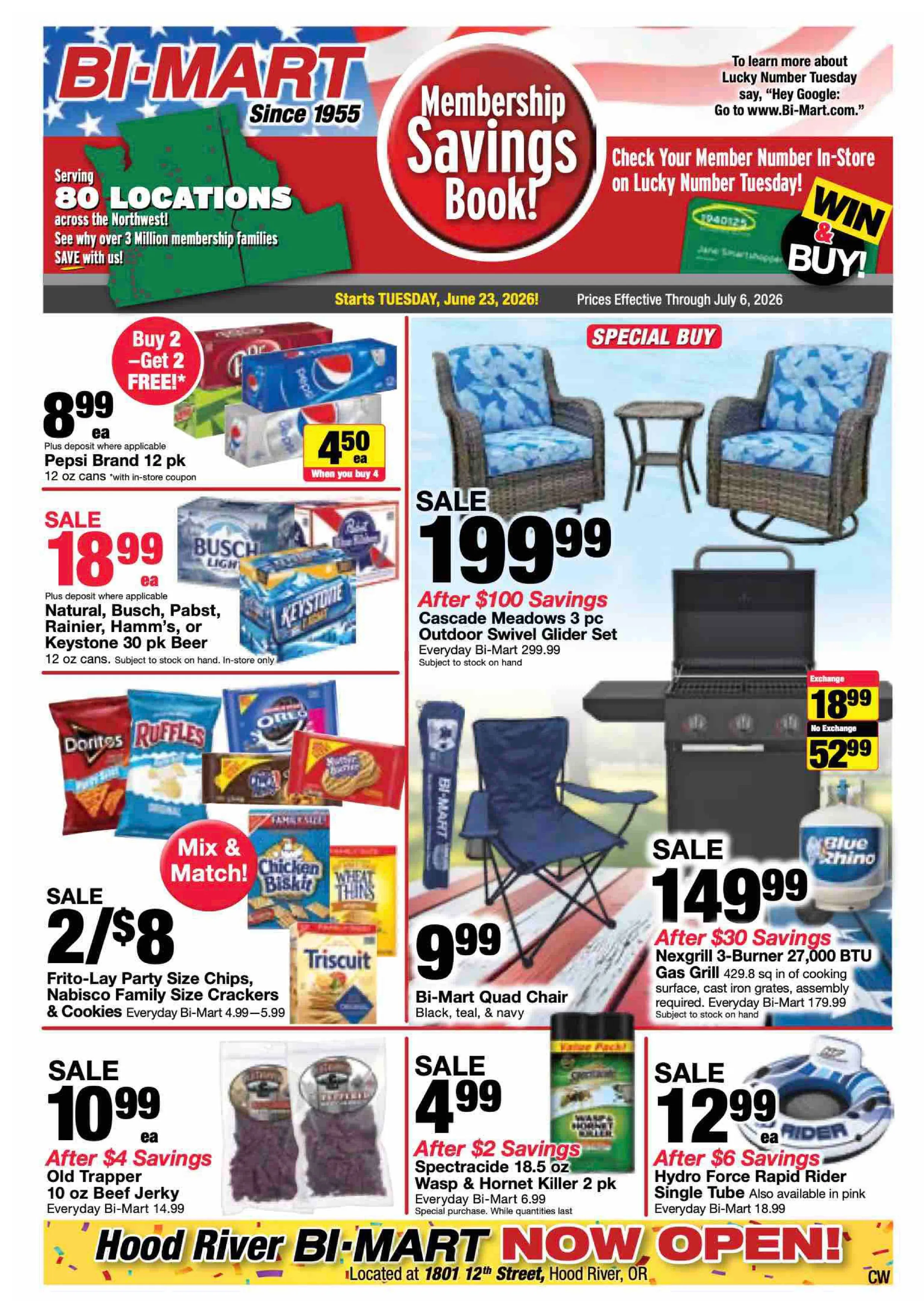 Bi Mart Weekly Ad July 7 - 28, 2026 - Image 1 June 23 - July 7