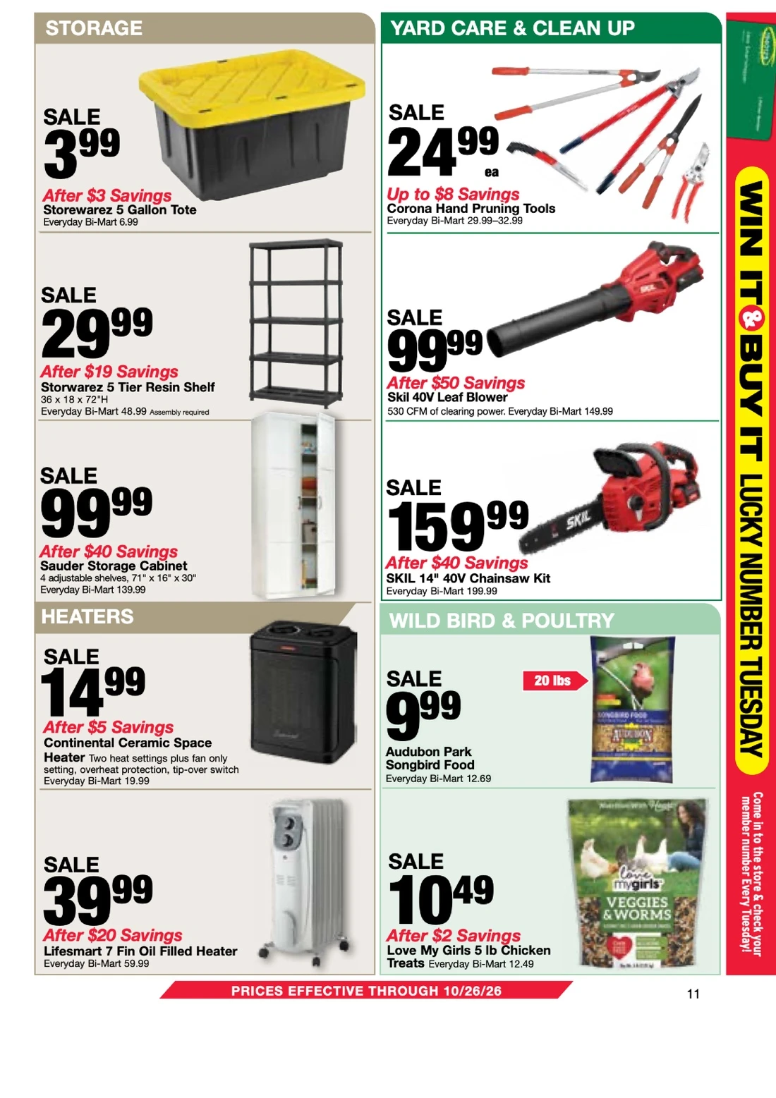 Bi Mart Weekly Ad (Oct 13 - 26, 2026) Preview - Image 1 Oct 13 - 26