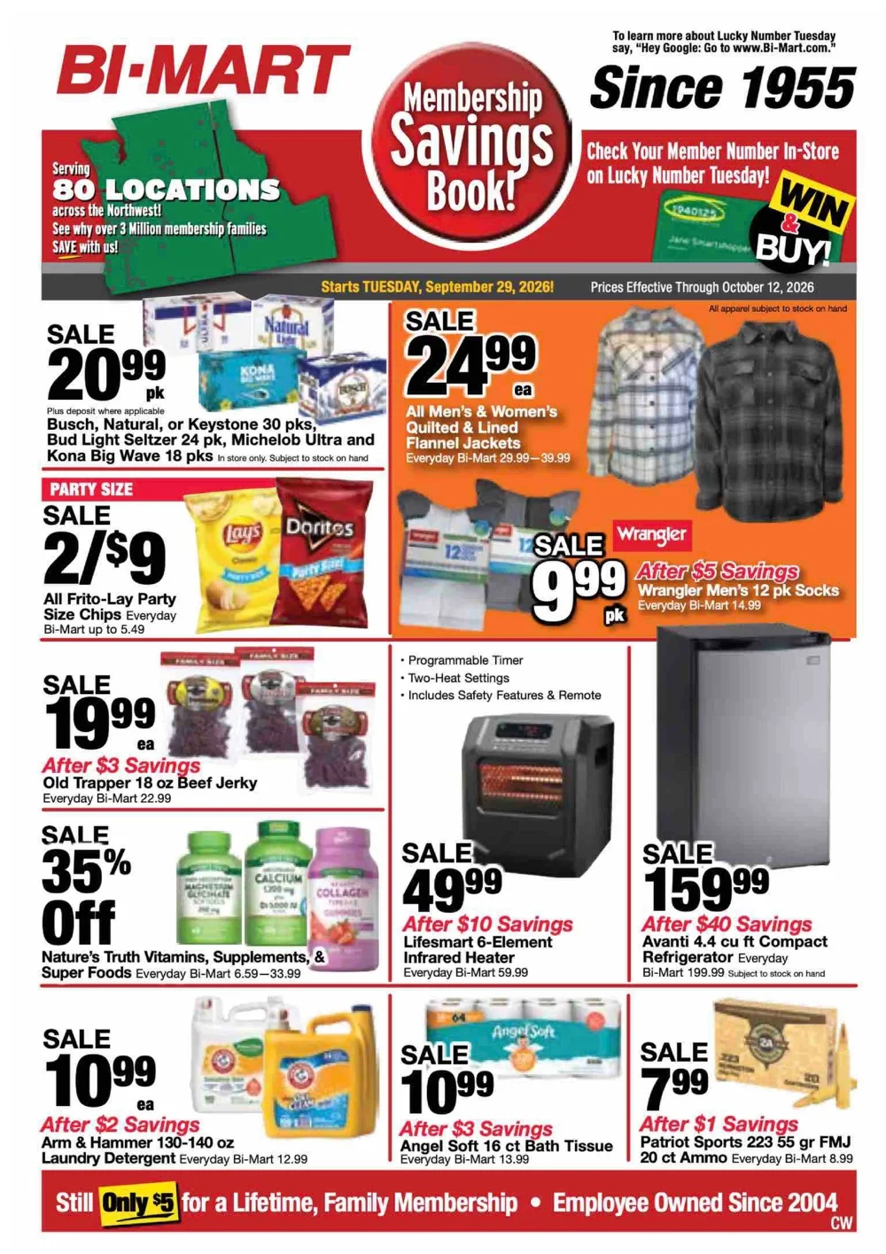 Bi Mart Weekly Ad (Oct 13 - 26, 2026) Preview - Image 1 Sept. 29 - Oct. 13