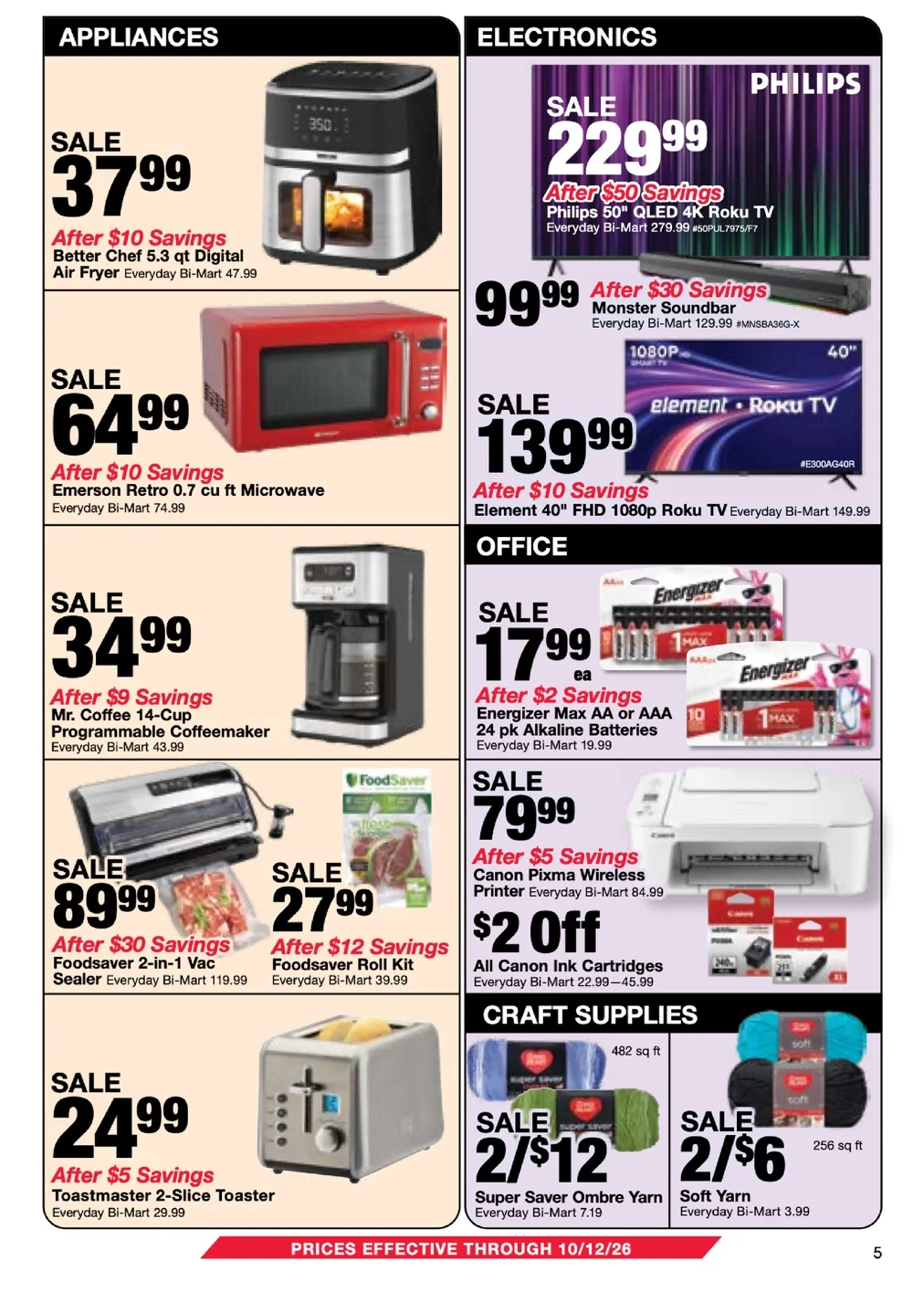 Bi Mart Weekly Ad (Oct 13 - 26, 2026) Preview - Image 1 Sept. 29 - Oct. 13