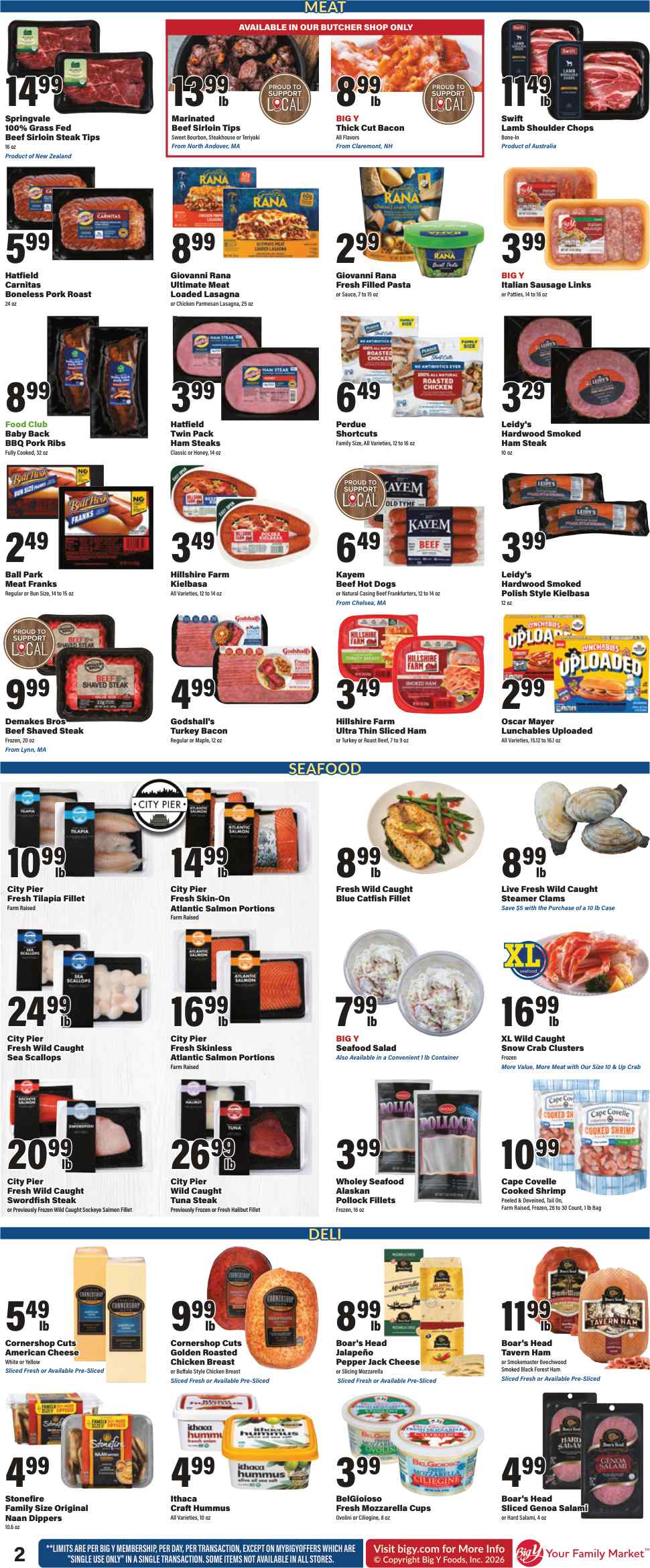 Big Y Weekly Ad August 27 - September 2, 2026 - Image 1 August 20 - 26