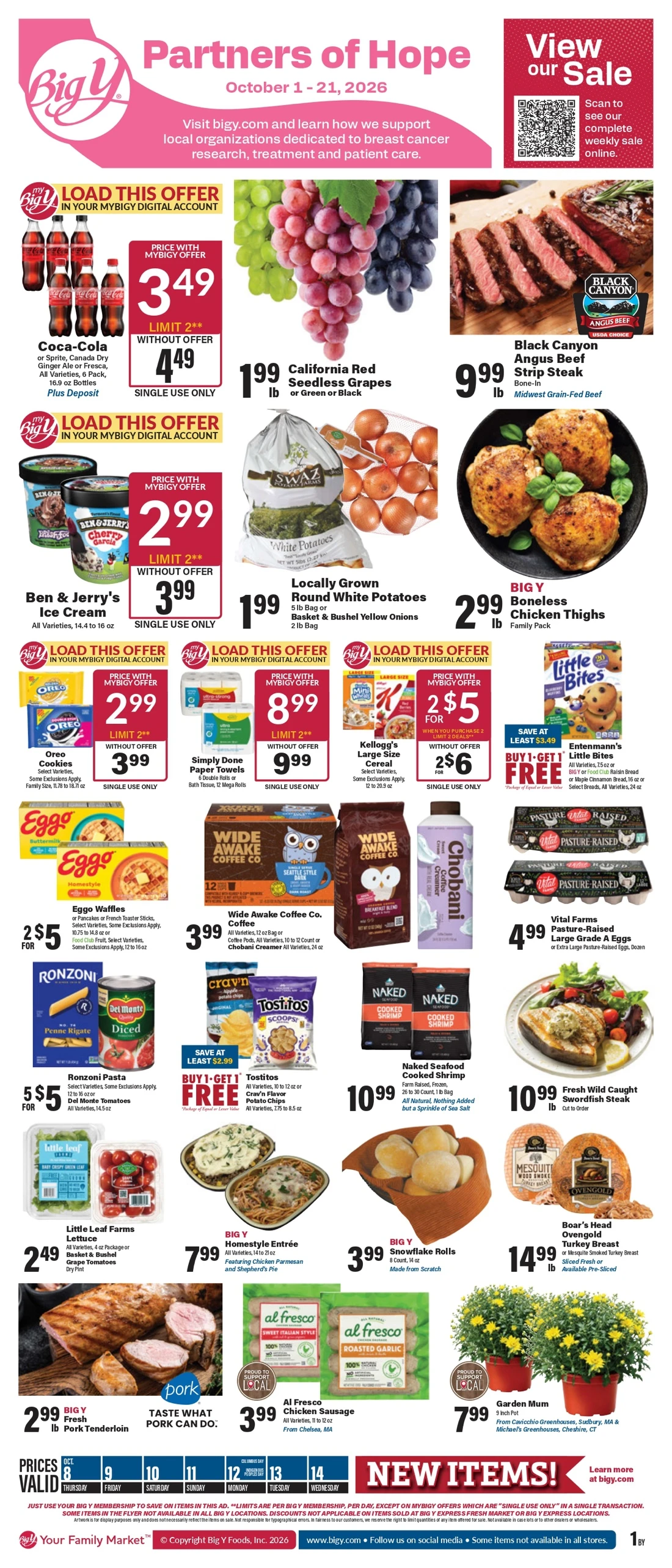Big Y Weekly Ad (October 15 - 21, 2026) Preview - Image 1 Oct 8 - 14