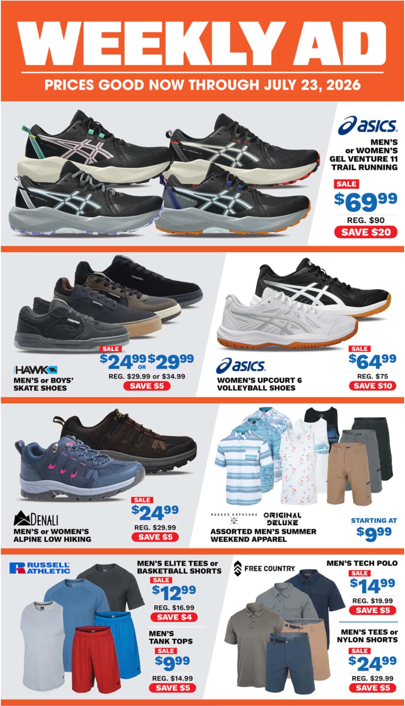 Big 5 Weekly Ad July 24 - August 6, 2026 - Image 1 July 10 - 23