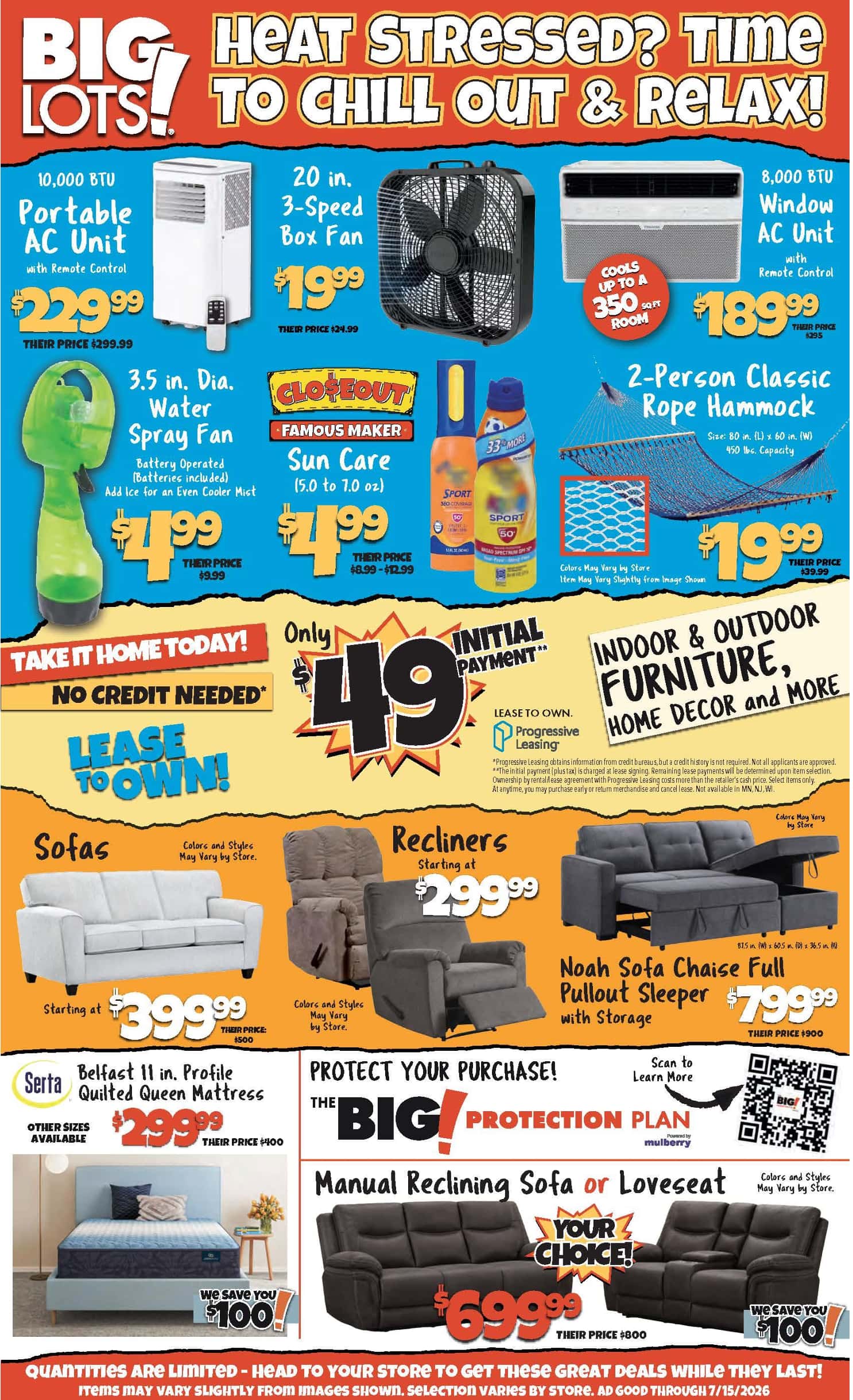 Big Lots Weekly Ad July 9 - 15, 2026 - Image 2 July 9 - 15