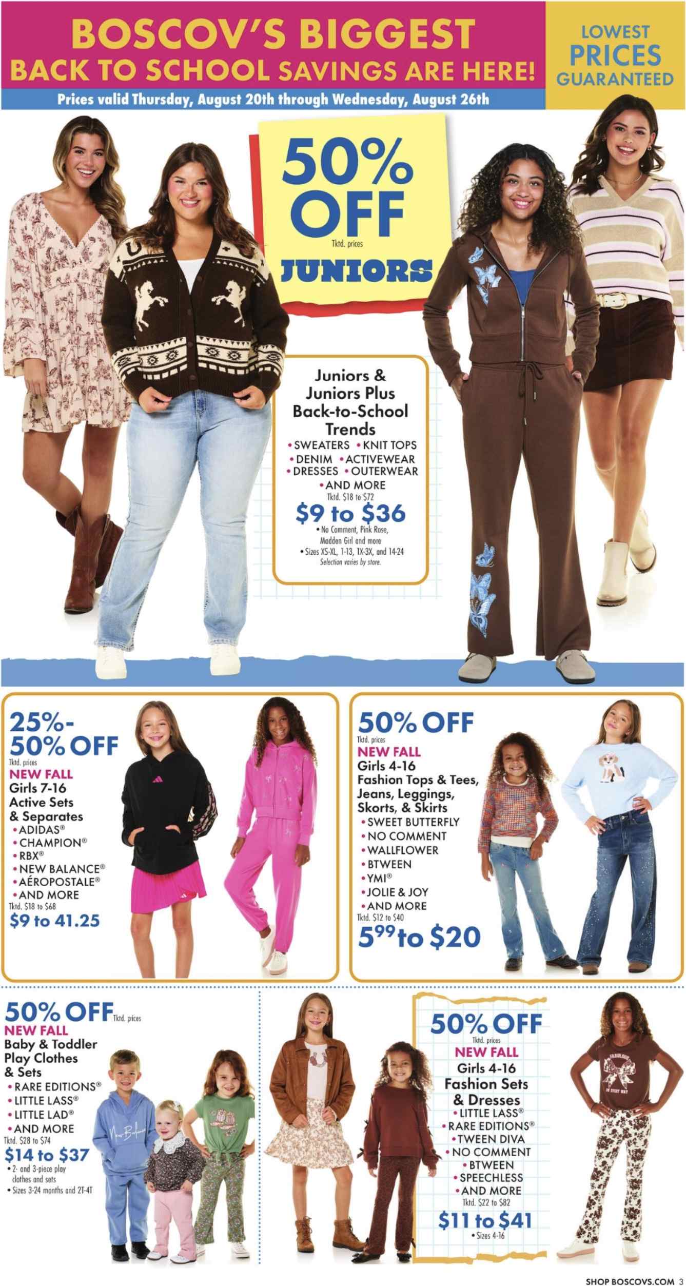 Boscov'S Weekly Ad August 27 - September 2, 2026 - Image 1 August 20 - 26