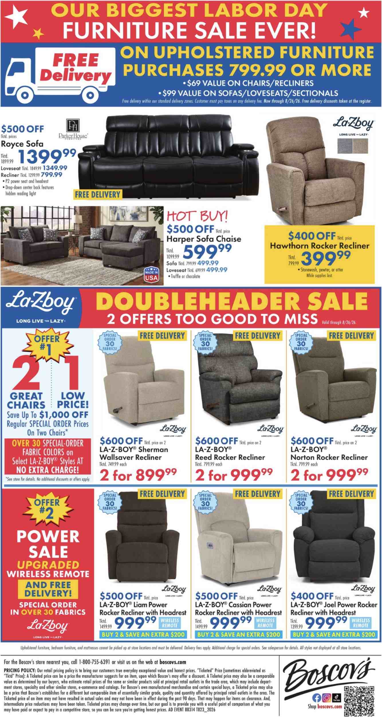Boscov'S Weekly Ad August 27 - September 2, 2026 - Image 2 August 20 - 26