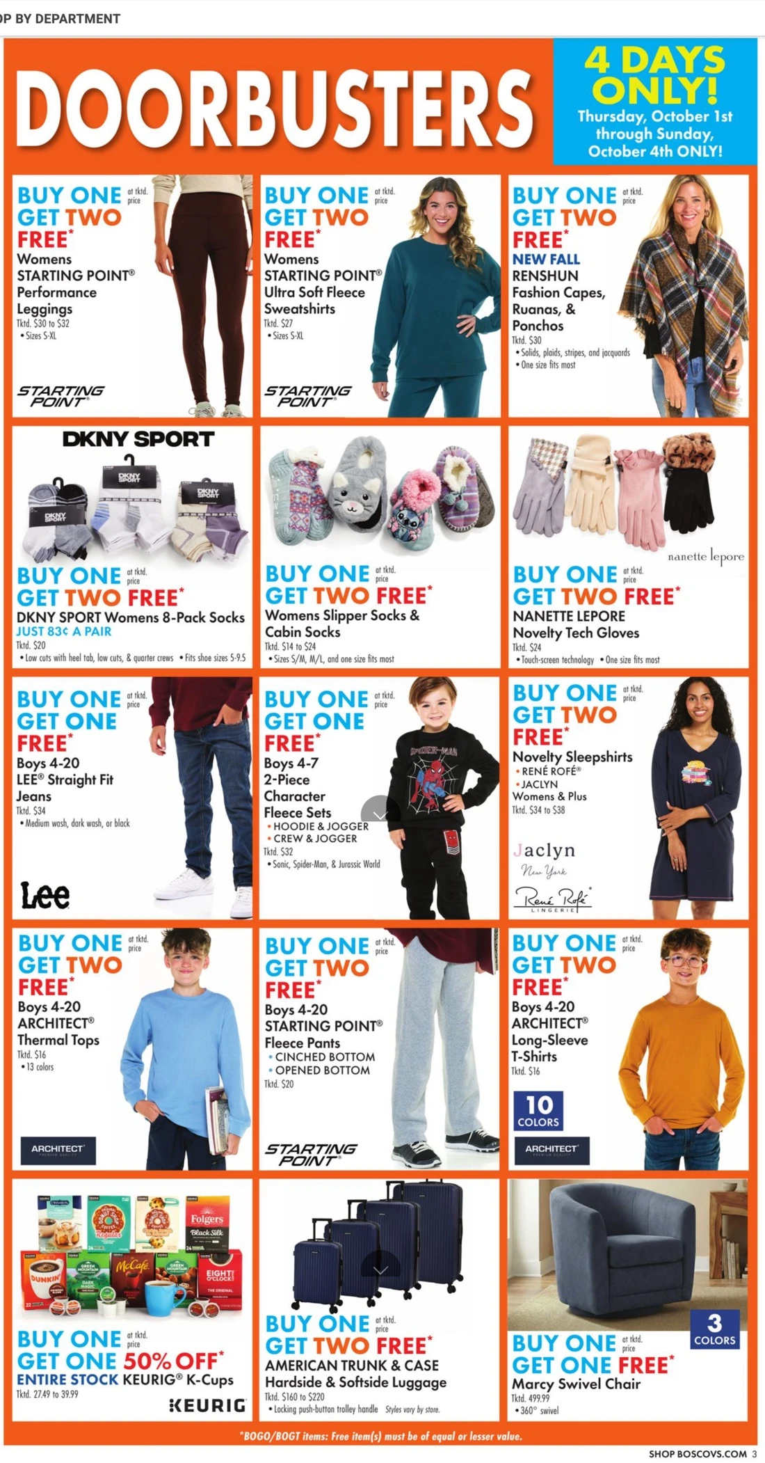 Boscov'S Weekly Ad (October 8 - 14, 2026) - Image 1 October 1 - 7