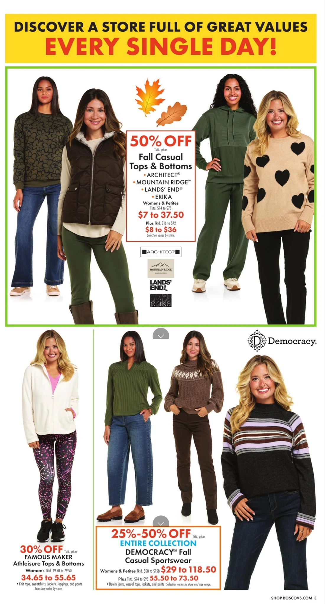 Boscov'S Weekly Ad (October 8 - 14, 2026) - Image 1 Oct 8 - 14