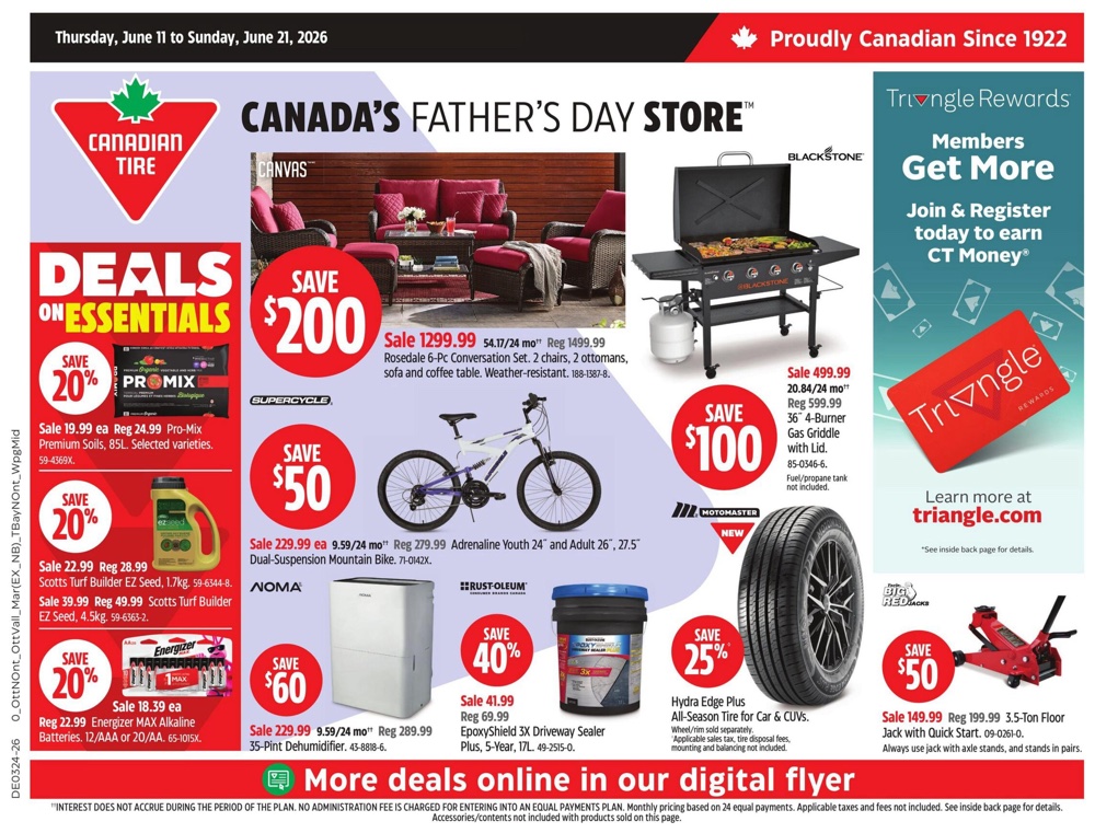 Canadian Tire Flyer July 9 - 15, 2026 - Image 1 June 11 - 21
