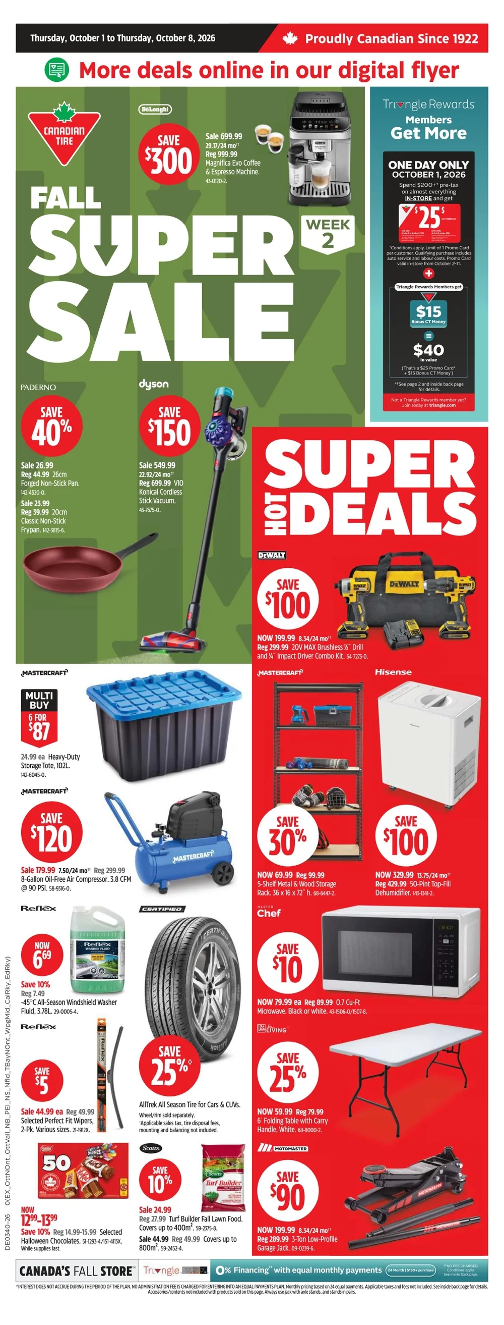 Canadian Tire Upcoming Flyer (Oct 8 - 14, 2026) Sneak Peek - Image 1 October 1 - 7