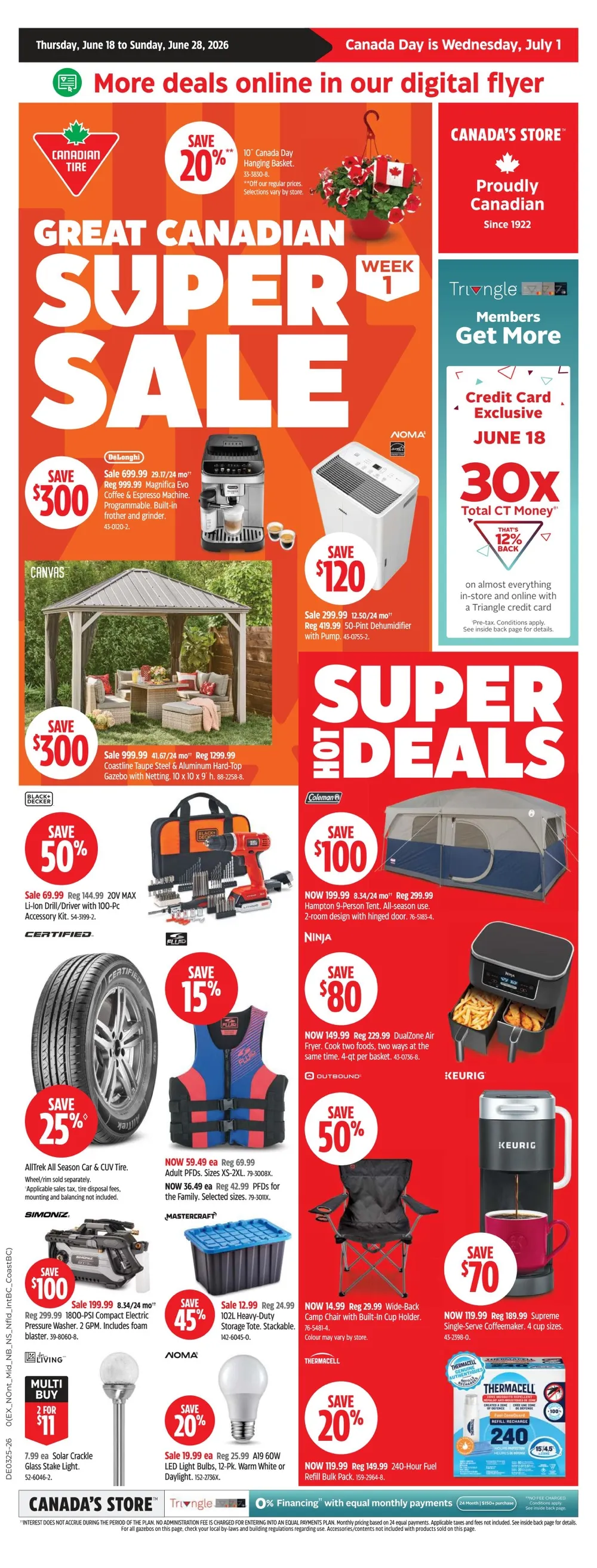 Canadian Tire Flyer July 9 - 15, 2026 - Image 1 June 18 - 28