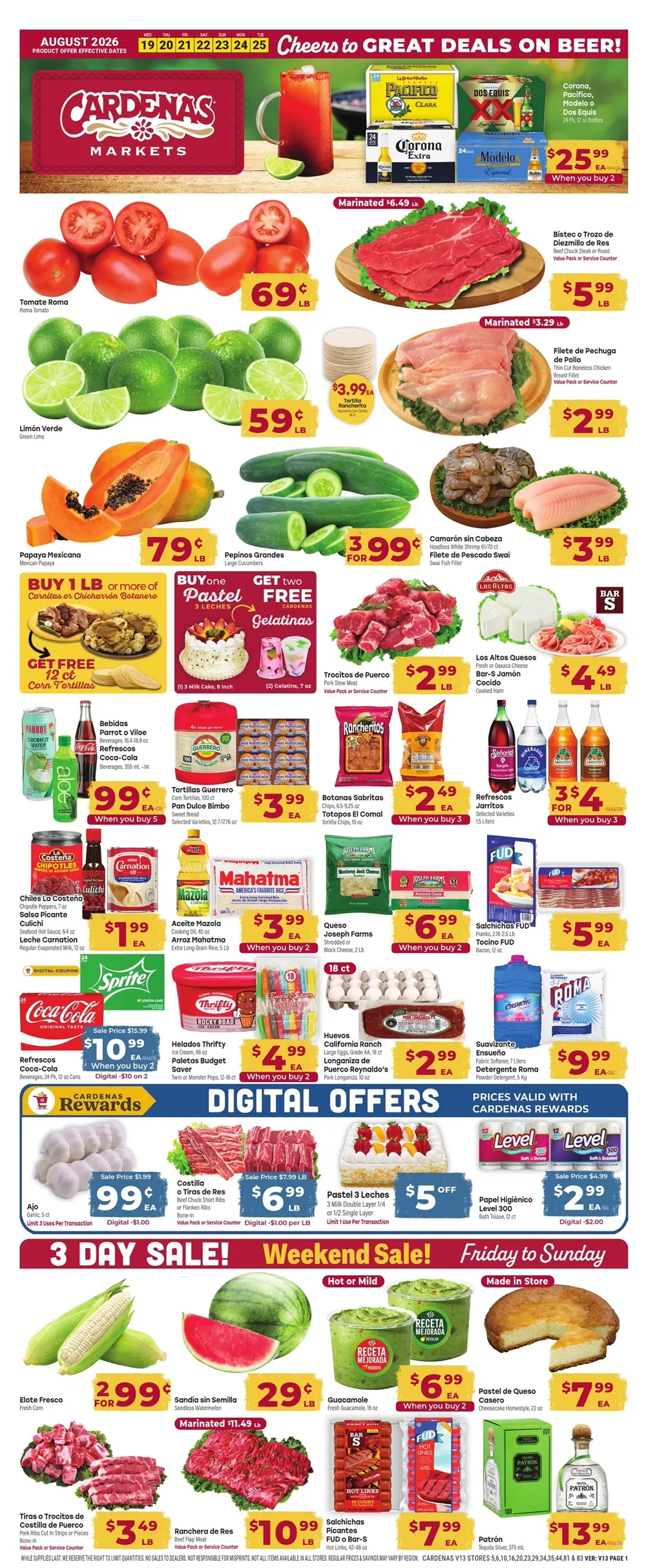 Cardenas Weekly Ad August 26 - September 1, 2026 - Image 1 August 19 - 25