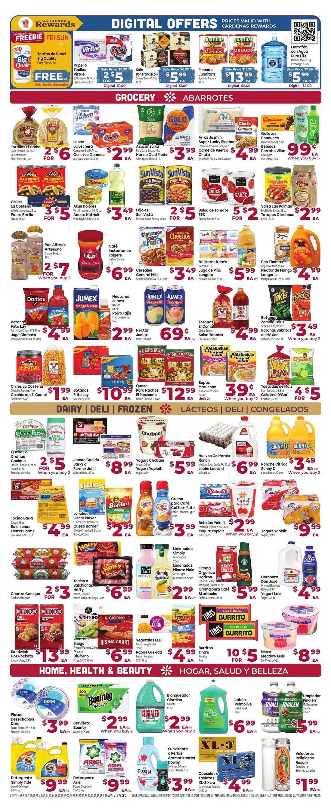 Cardenas Weekly Ad (Oct 14 - 20, 2026) (Anuncio Semanal) - Image 2 Oct 7 - 13