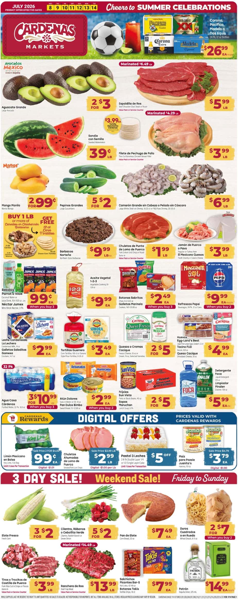 Cardenas Weekly Ad July 15 - 21, 2026 - Image 1 July 8 - 14