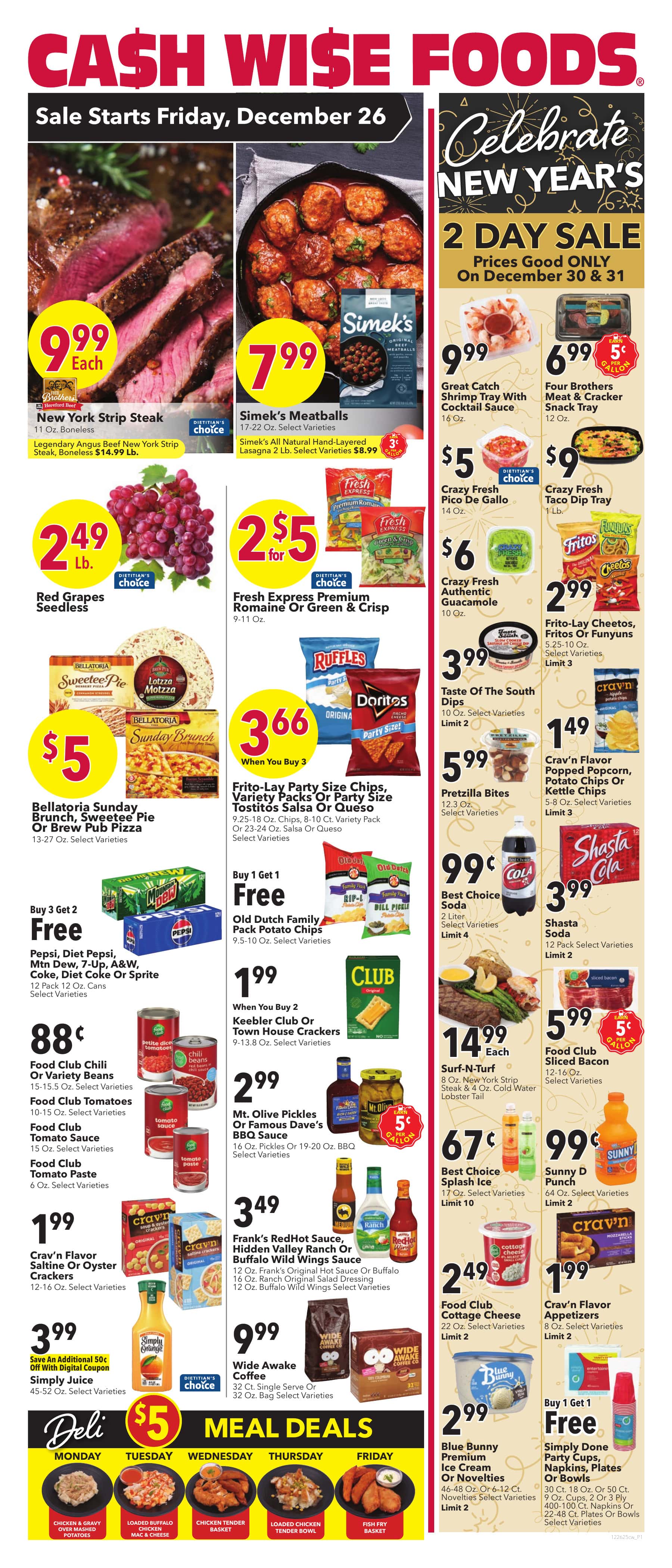 Cash Wise Weekly Ad (1/7/26 | 1/14/26) preview 1 – cashwise weekly ad 122625 01