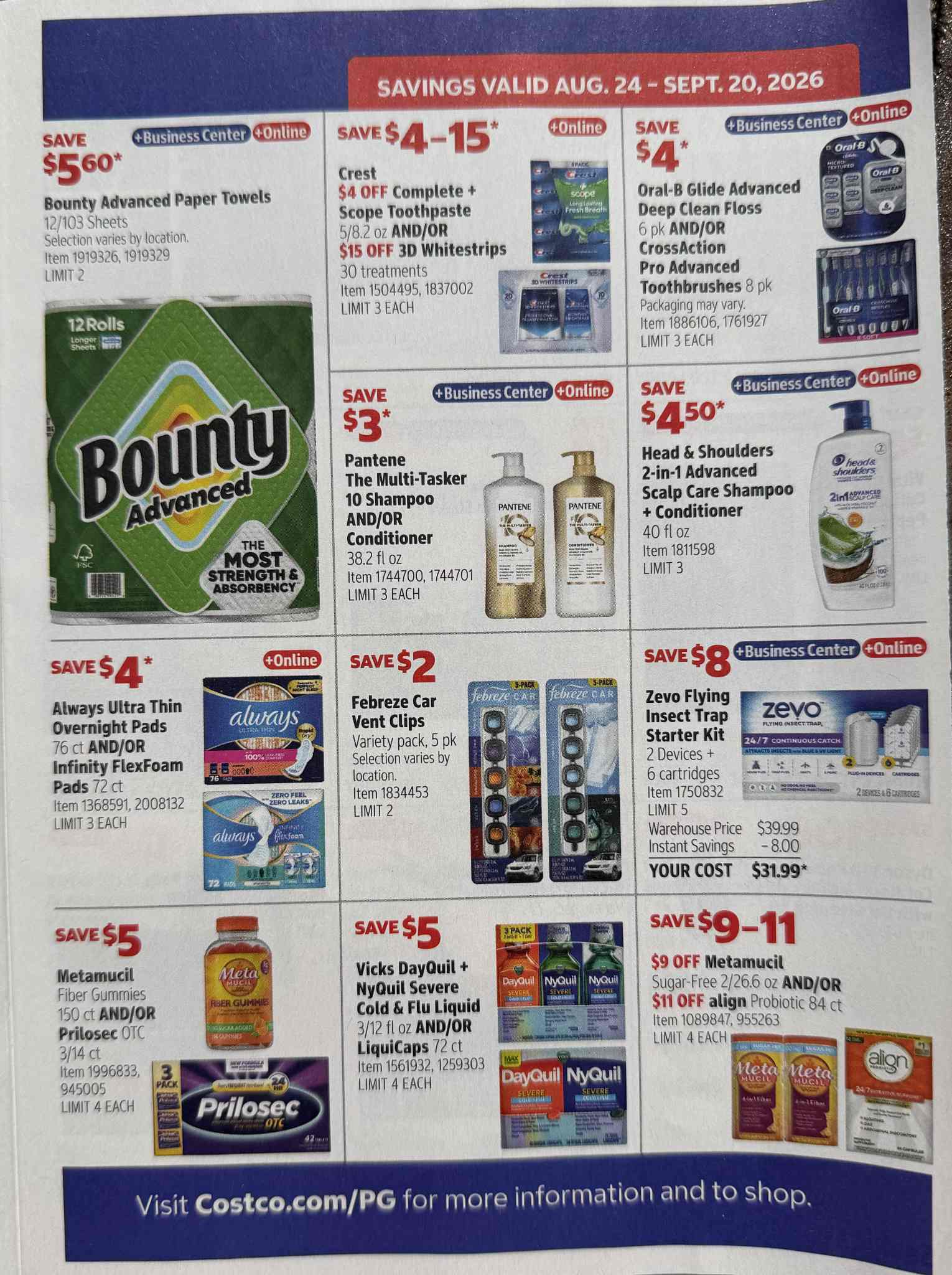 Costco Weekly Ad August 24 - September 20, 2026 - Image 1 August 24 - September 20
