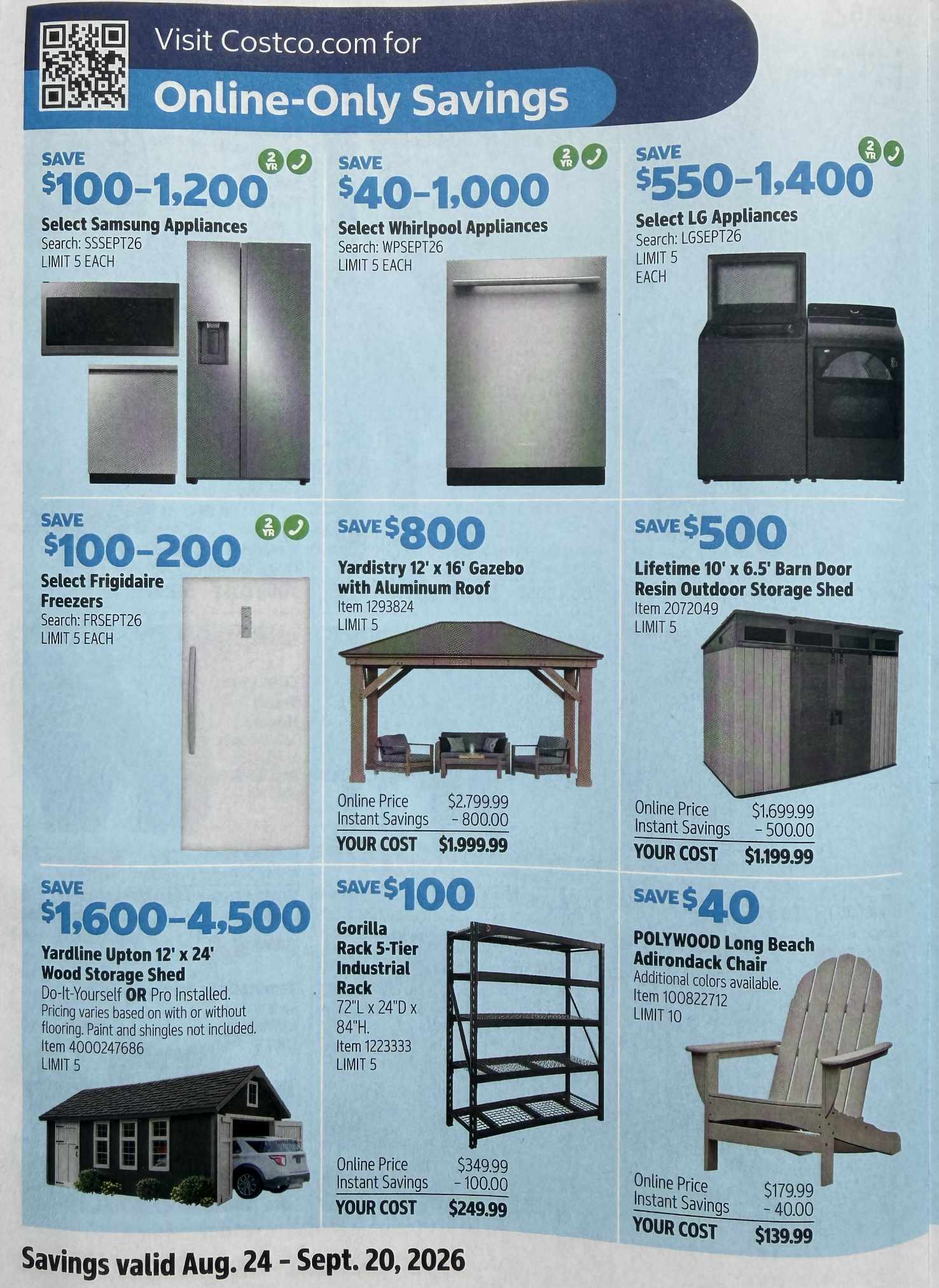 Costco Weekly Ad August 24 - September 20, 2026 - Image 2 August 24 - September 20