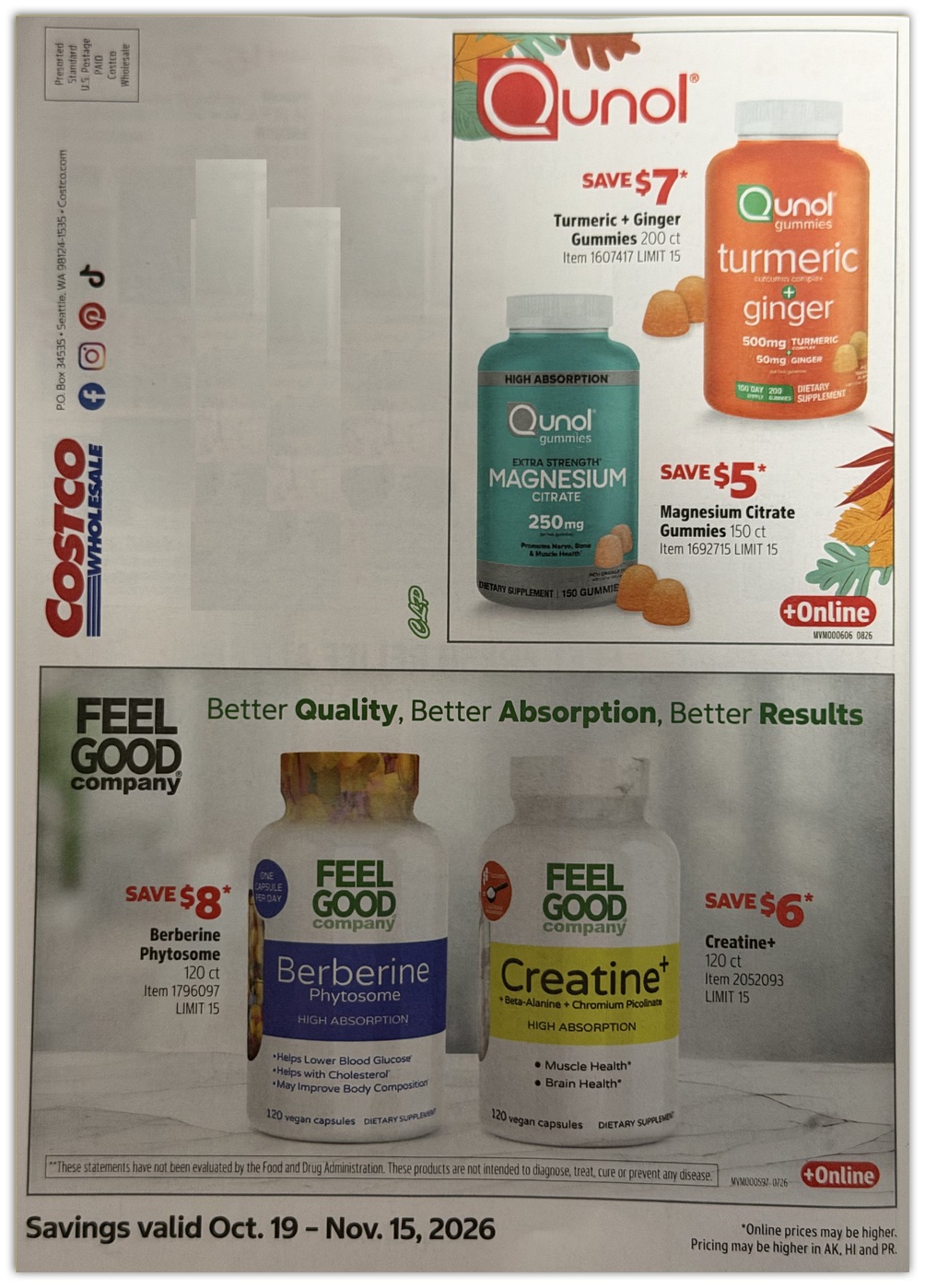 Costco Weekly Ad (Oct 19 - Nov 15, 2026) Preview - Image 2 Oct 19 - Nov 15