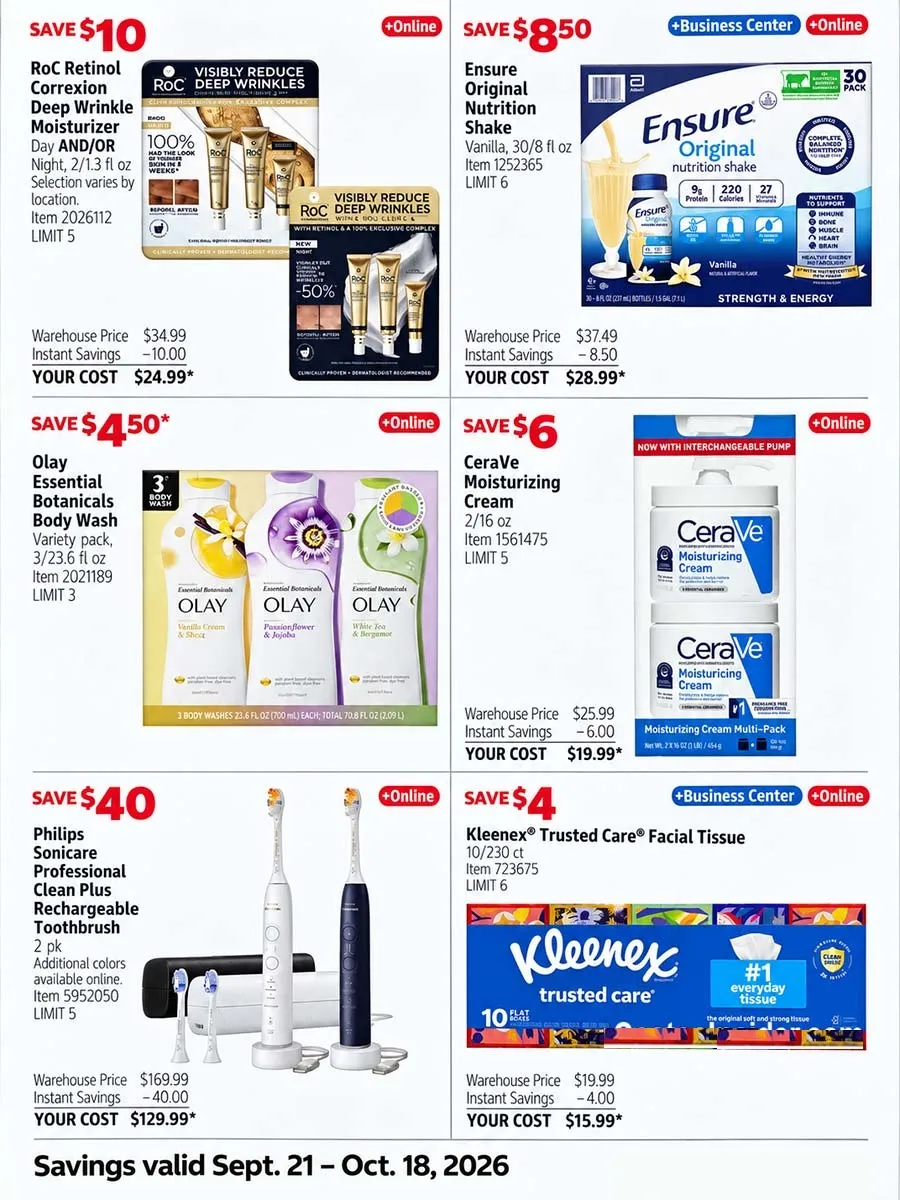 Costco Weekly Ad (Oct 19 - Nov 15, 2026) Preview - Image 2 Sept. 21 - Oct. 18