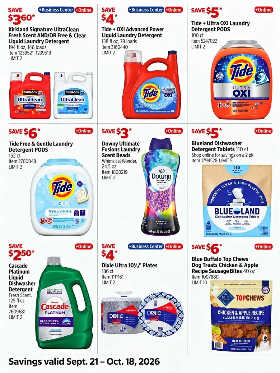 Costco Weekly Ad (Oct 19 - Nov 15, 2026) Preview - Image 1 Sept. 21 - Oct. 18