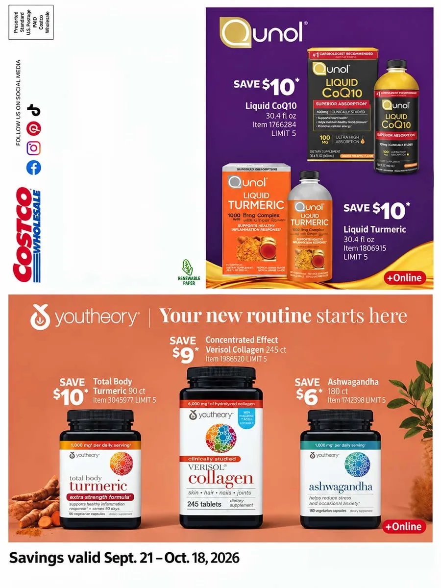 Costco Weekly Ad (Oct 19 - Nov 15, 2026) Preview - Image 2 Sept. 21 - Oct. 18