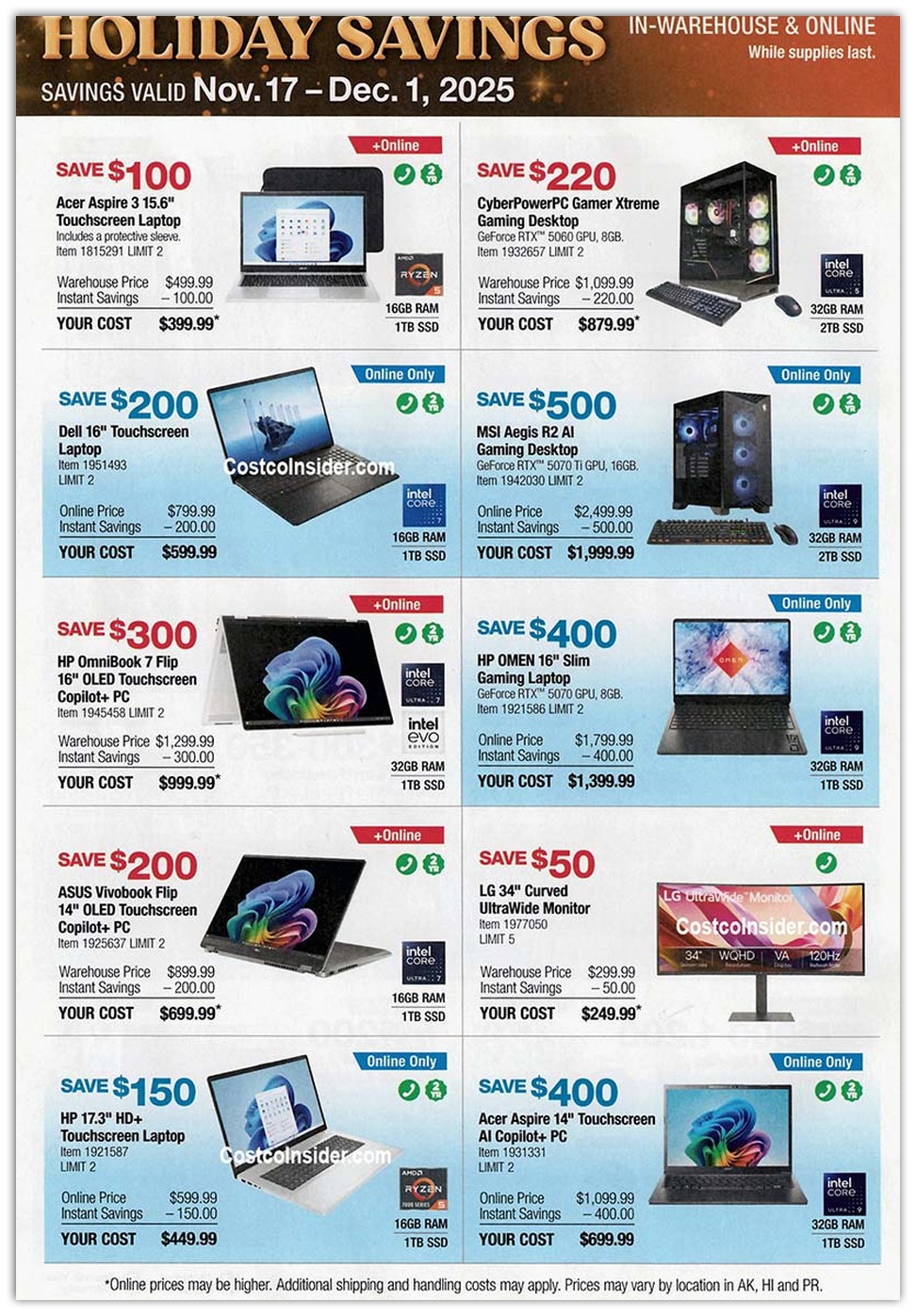 Costco Black Friday Ad 2025 2 – costco weekly ad 103125 20