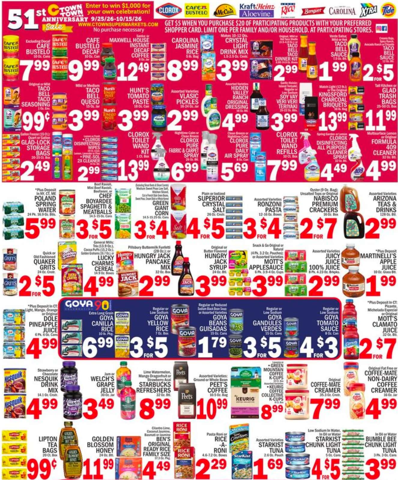 Ctown Weekly Ad October 2 - 8, 2026 - Image 2 Sept. 25 - Oct. 1