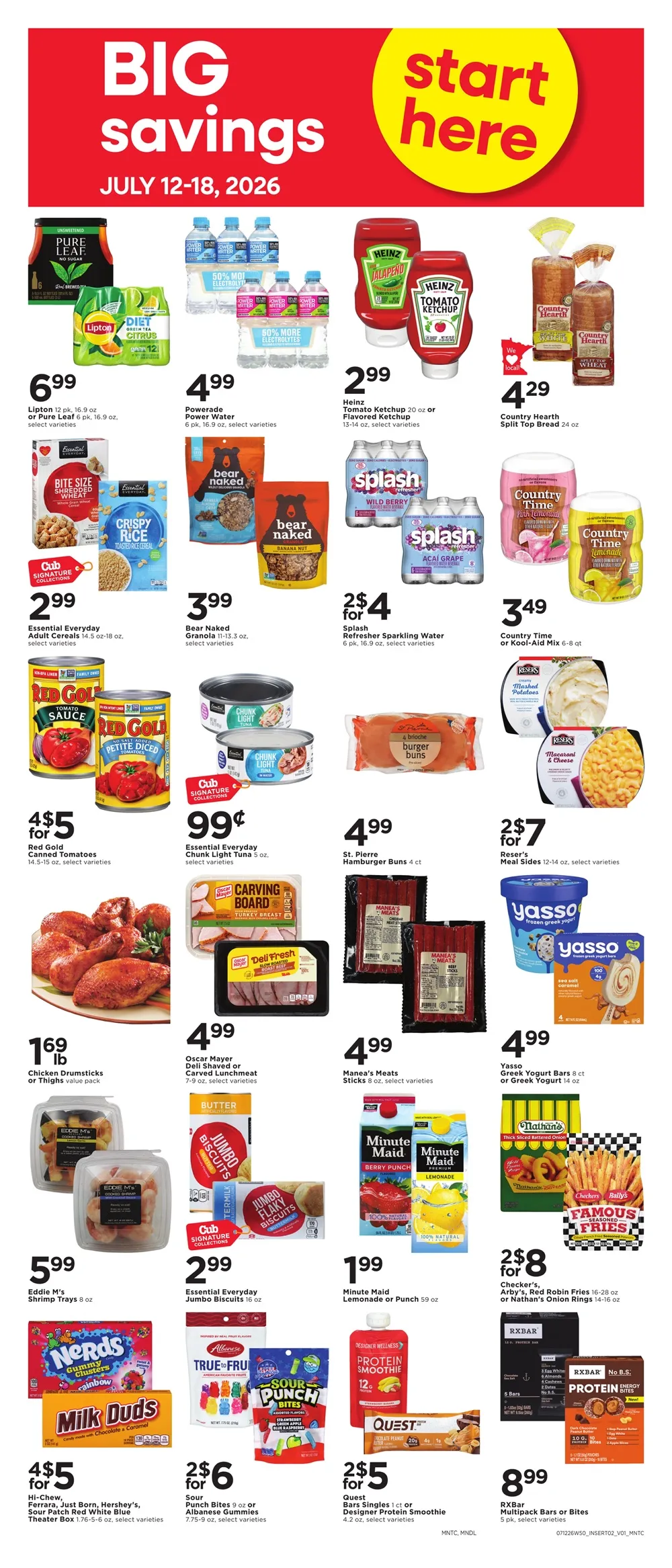 Cub Weekly Ad Deals July 12 - 18, 2026 - Image 1 July 12 - 18