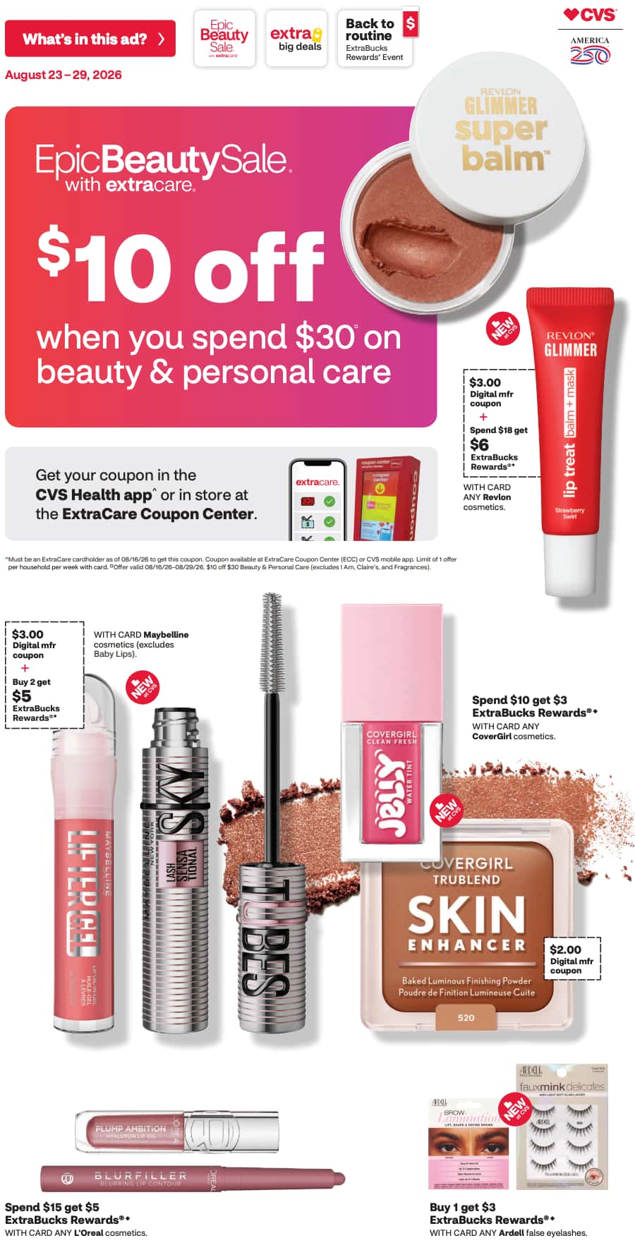 Cvs Weekly Ad August 30 - September 5, 2026 - Image 1 August 23 - 29