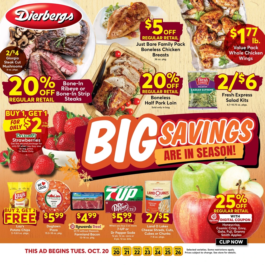 Dierbergs Weekly Ad (Oct 20 - 26, 2026) Preview - Image 1 Oct 20 - 26