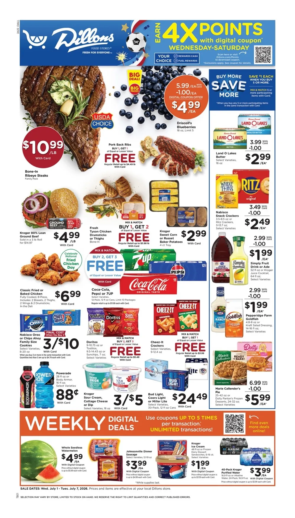 Dillons Weekly Ad July 22 - 28, 2026 - Image 1 July 1 - 7
