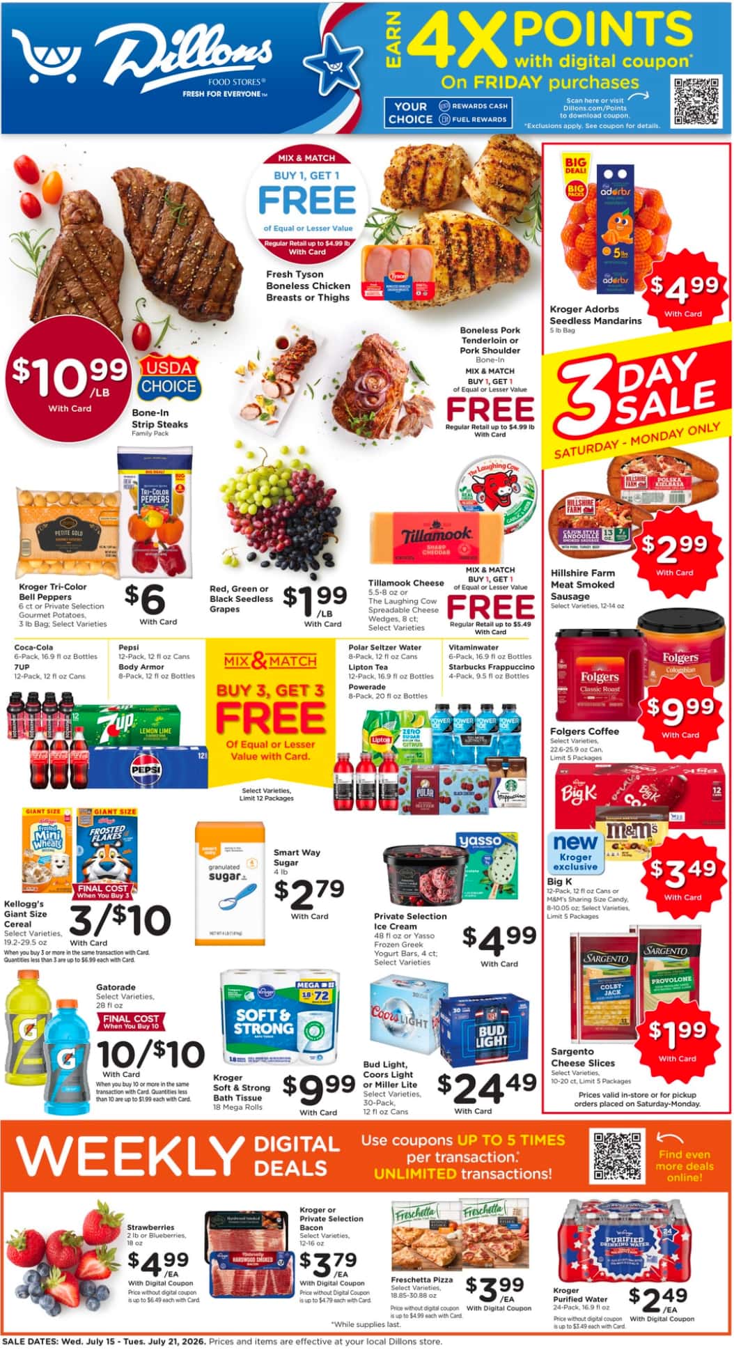 Dillons Weekly Ad July 22 - 28, 2026 - Image 1 July 15 - 21