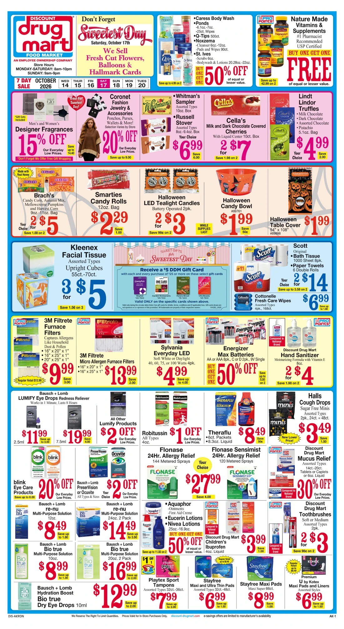 Discount Drug Mart Weekly Ad (Oct 21 - 27, 2026) Preview - Image 1 Oct 14 - 20