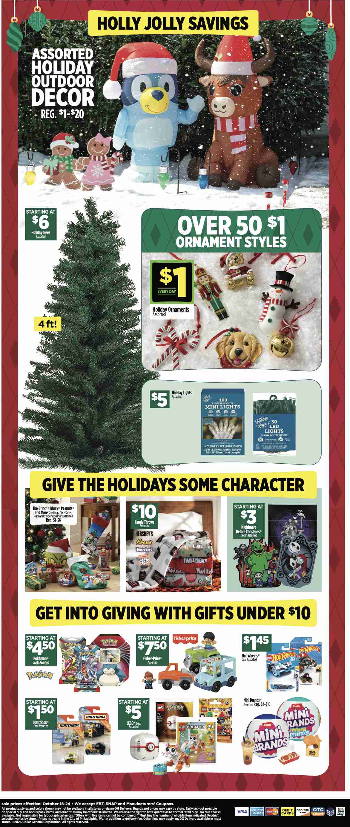 Dollar General Weekly Ad (Oct 25 - 31, 2026) Sneak Peek - Image 1 Oct 18 - 24