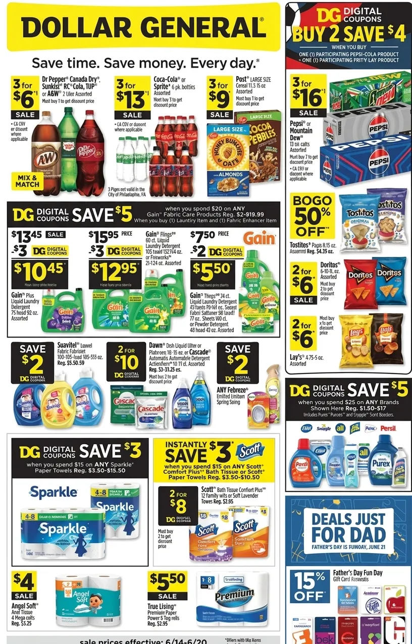 Dollar General Weekly Ad June 14 – 20, 2026 - Image 1 June 14 - 20