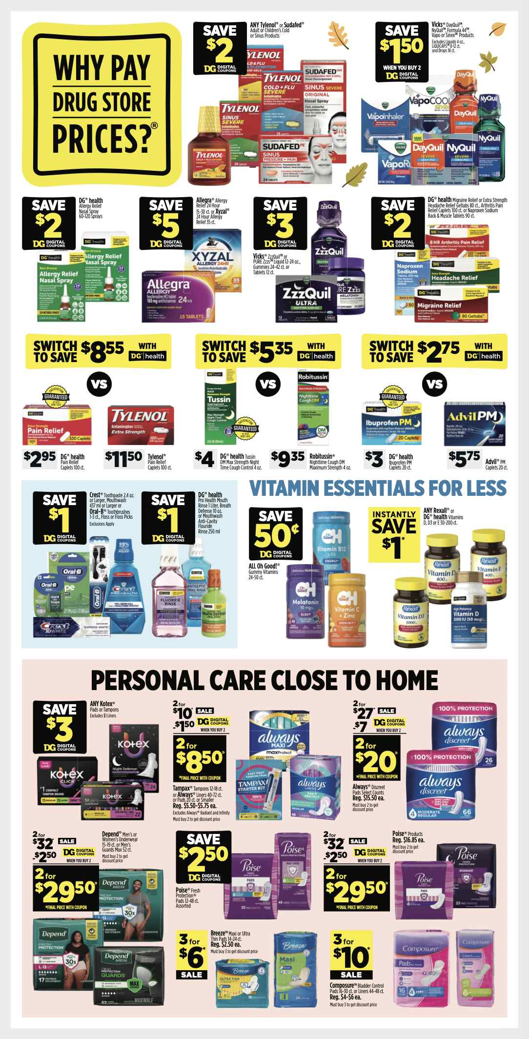Dollar General Weekly Ad (Oct 25 - 31, 2026) Sneak Peek - Image 1 Oct 11 - 17