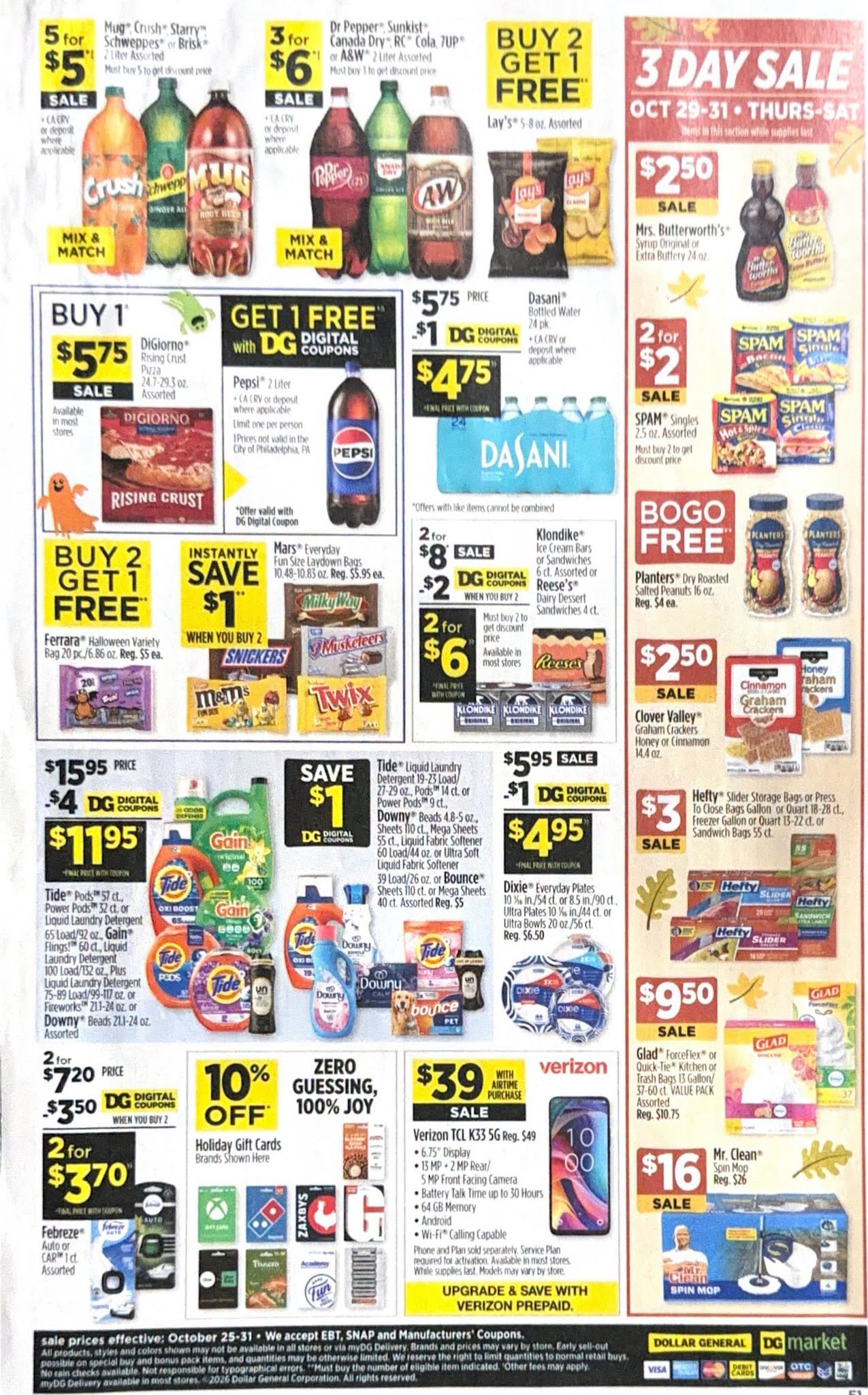 Dollar General Weekly Ad (Oct 25 - 31, 2026) Sneak Peek - Image 1 Oct 25 - 31