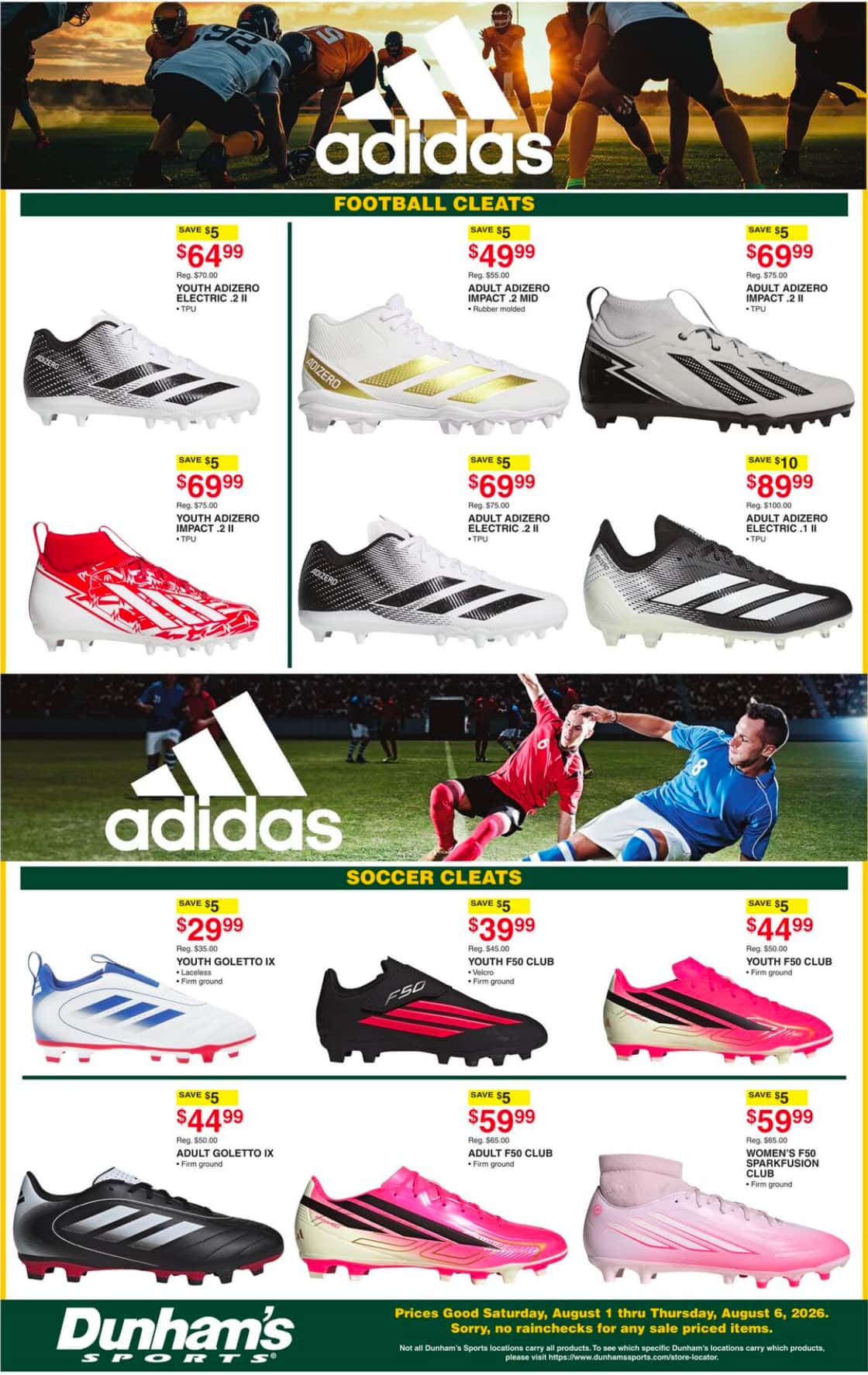 Dunham'S Sports Weekly Ad August 1 - 6, 2026 - Image 2 August 1 - 6