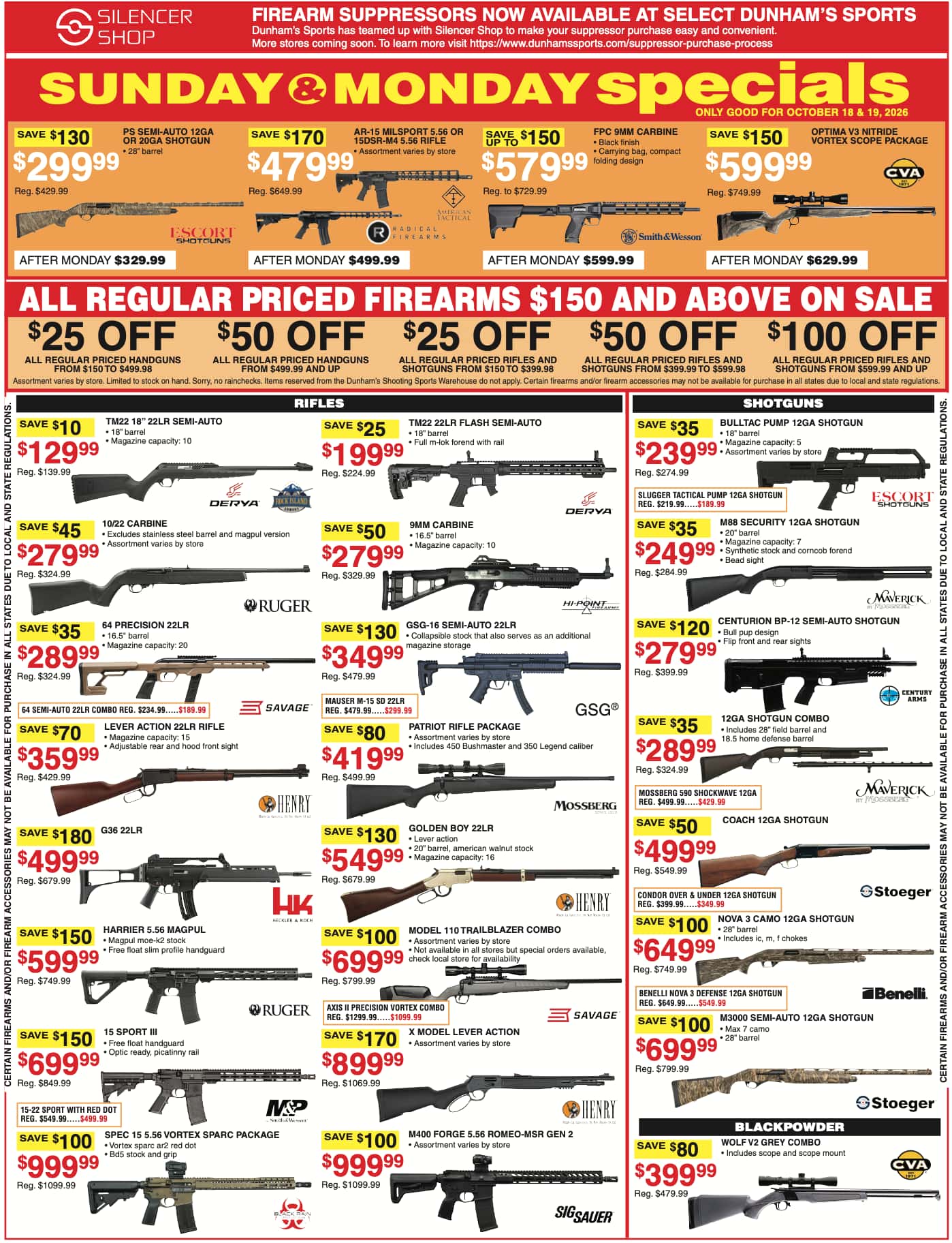 Dunham'S Sports Weekly Ad (Oct 24 - 29, 2026) - Image 2 Oct 17 - 22