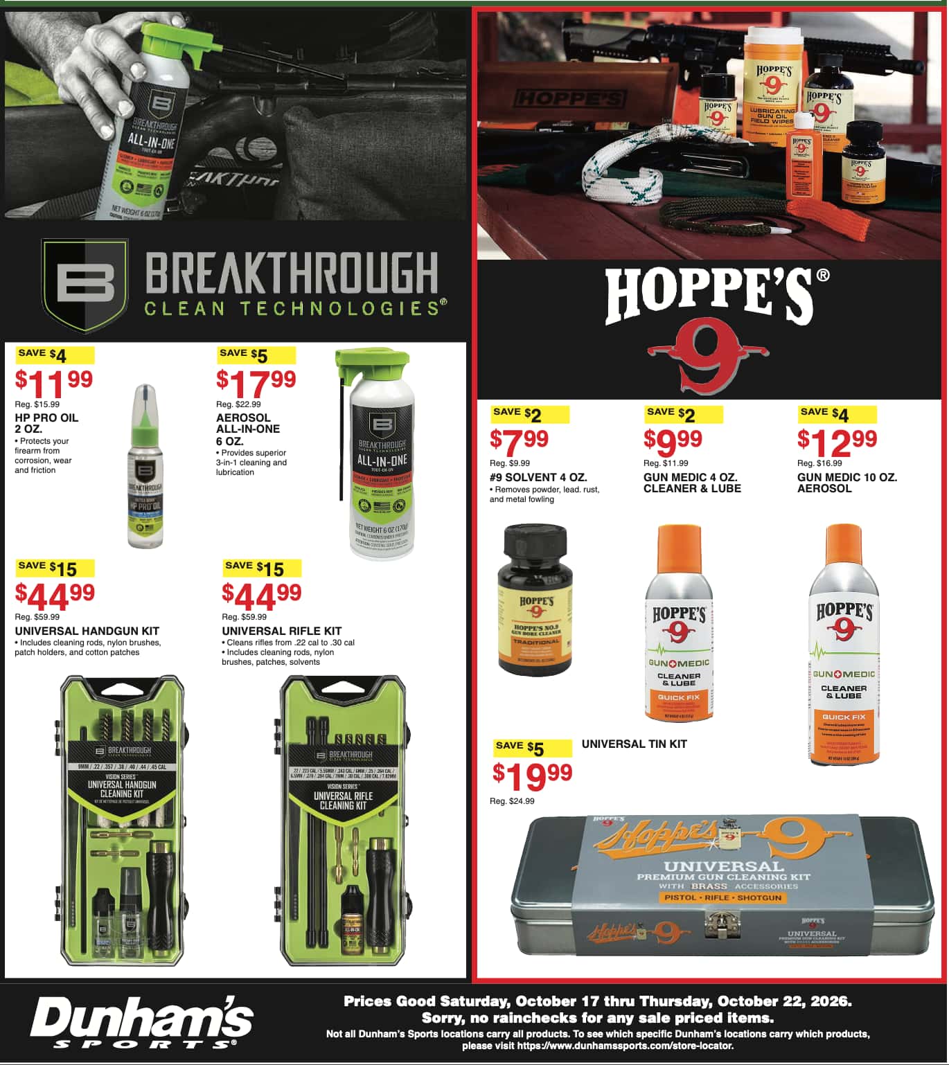 Dunham'S Sports Weekly Ad (Oct 24 - 29, 2026) - Image 2 Oct 17 - 22