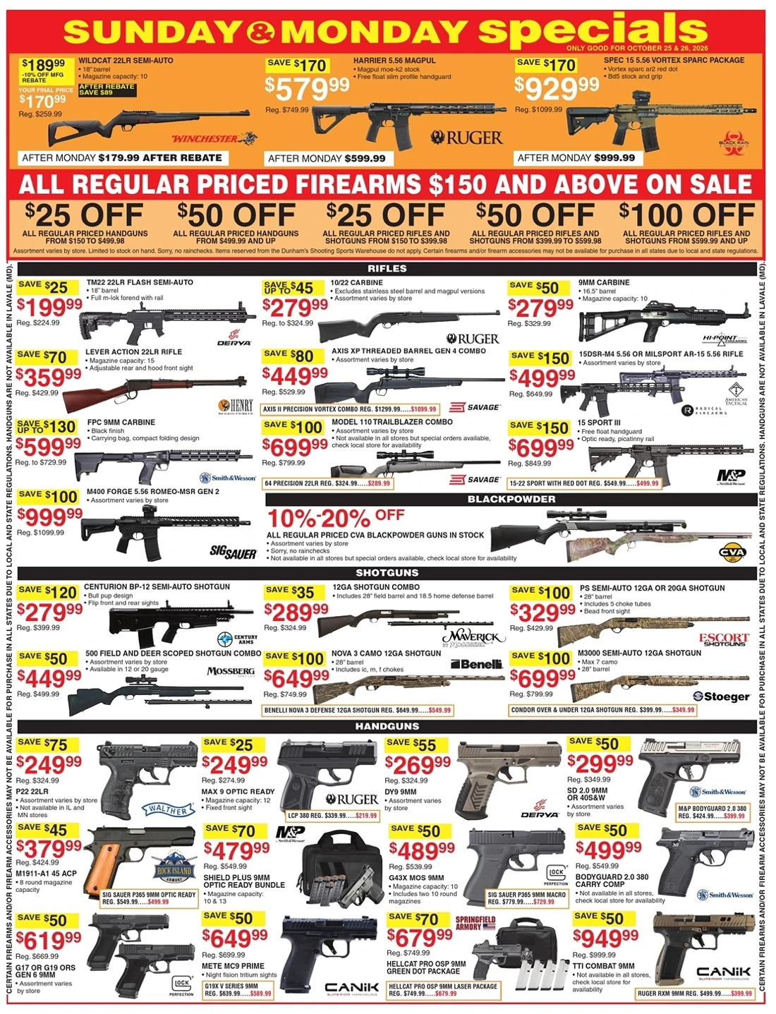 Dunham'S Sports Weekly Ad (Oct 24 - 29, 2026) - Image 2 Oct 24 - 29