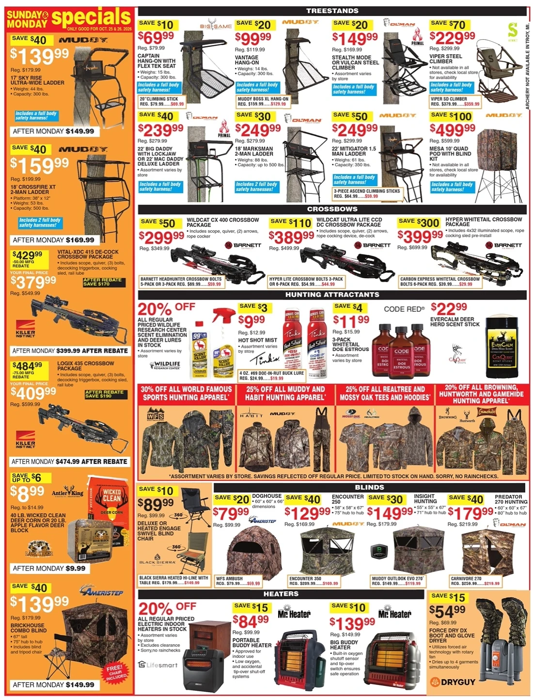 Dunham'S Sports Weekly Ad (Oct 24 - 29, 2026) - Image 1 Oct 24 - 29