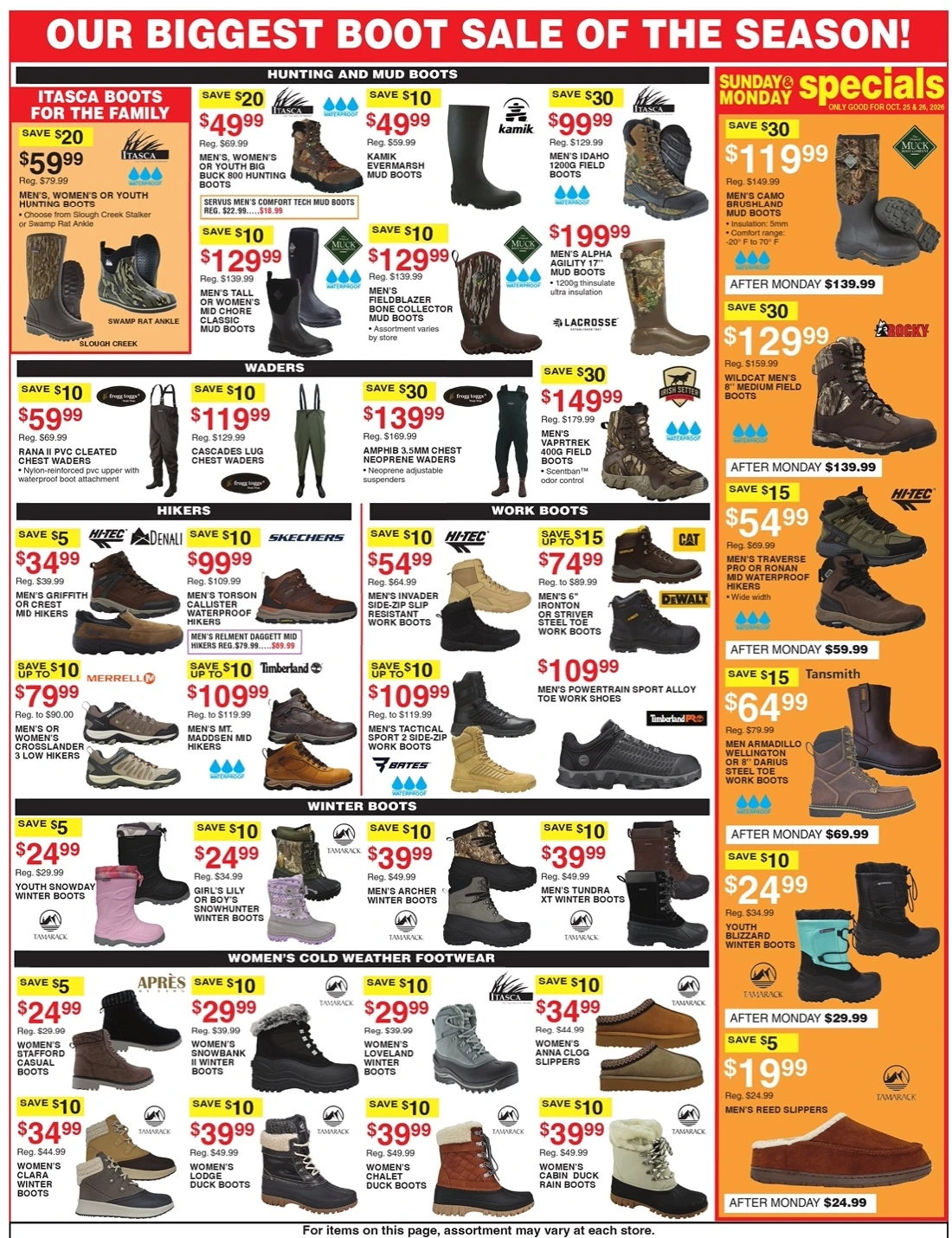 Dunham'S Sports Weekly Ad (Oct 24 - 29, 2026) - Image 1 Oct 24 - 29