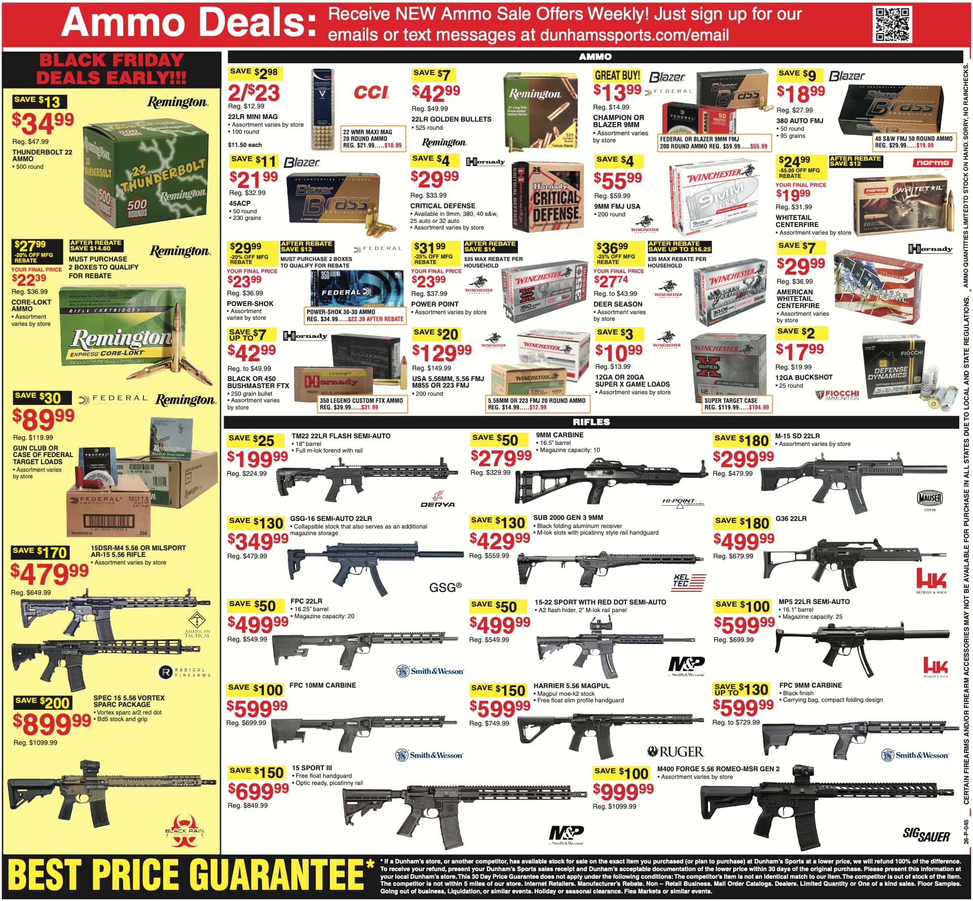 Dunham'S Sports Black Friday Deals Ad 2026 - Image 1 Oct 31 - Nov 5 (Early Black Friday)