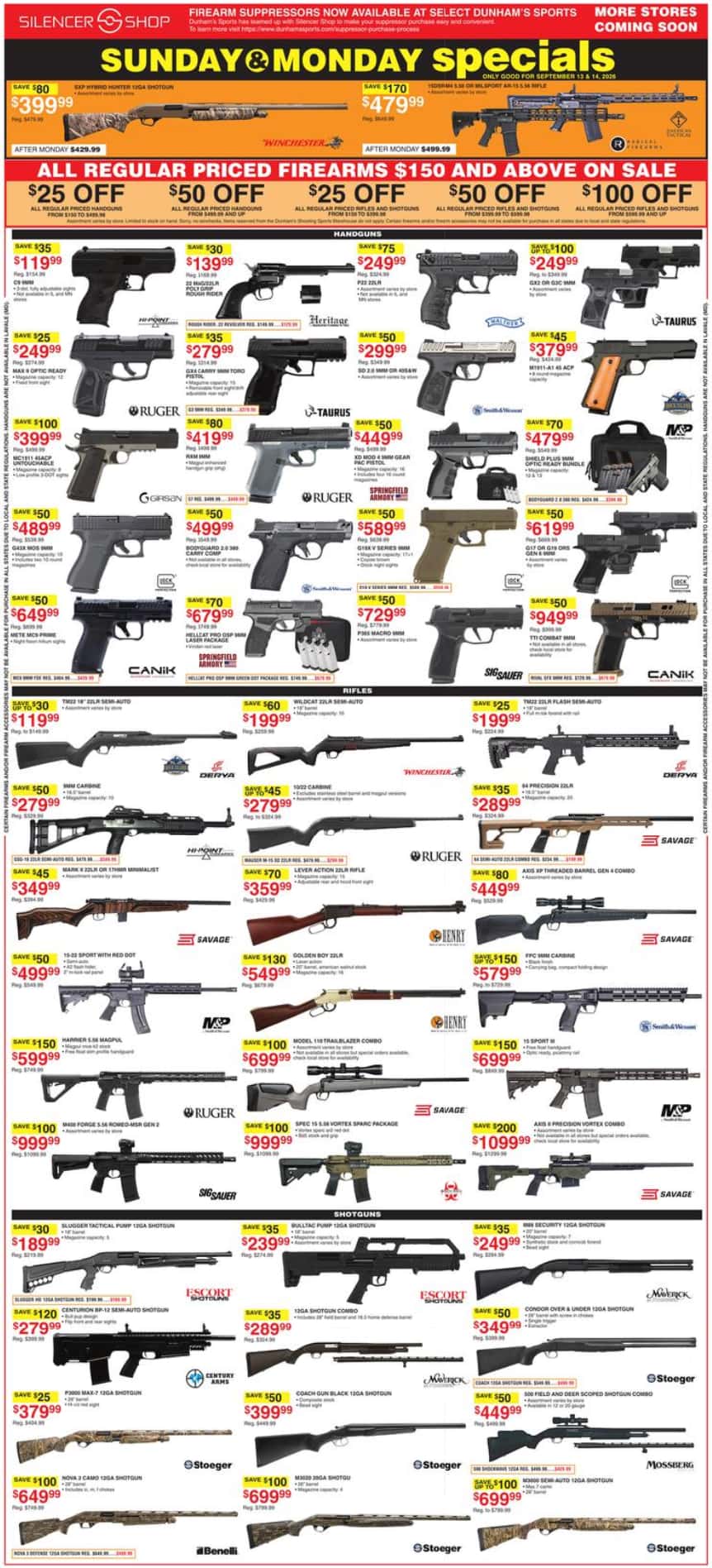 Dunham'S Sports Weekly Ad September 12 - 17, 2026 - Image 1 September 12 - 17