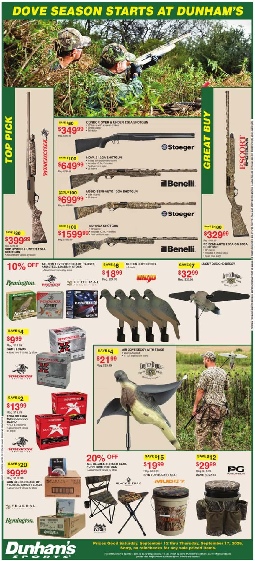 Dunham'S Sports Weekly Ad September 12 - 17, 2026 - Image 2 September 12 - 17